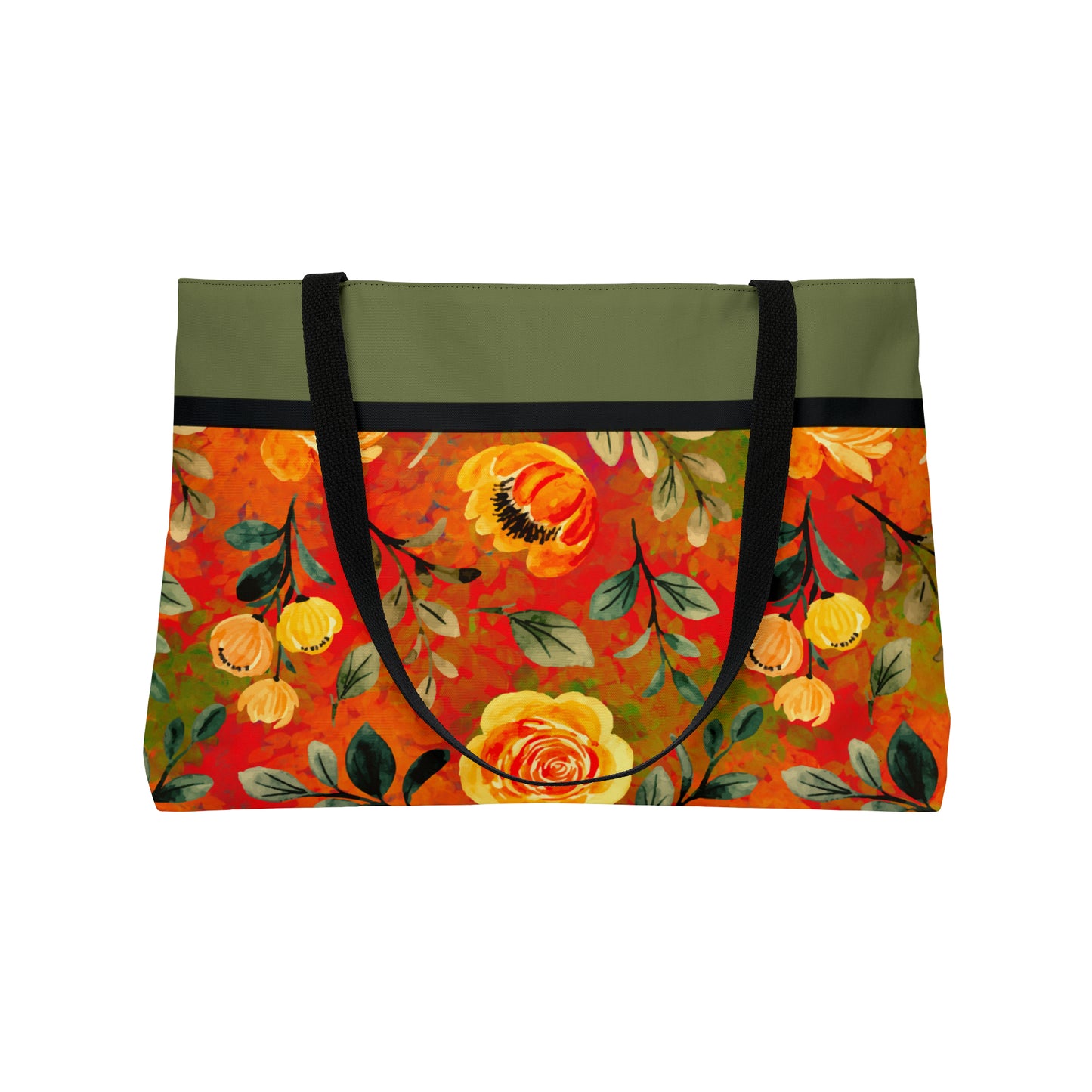 Saratoga Floral Weekender Tote Bag