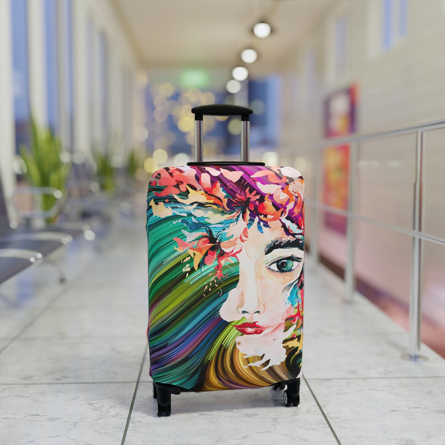 Insight Abstract Art Luggage Cover