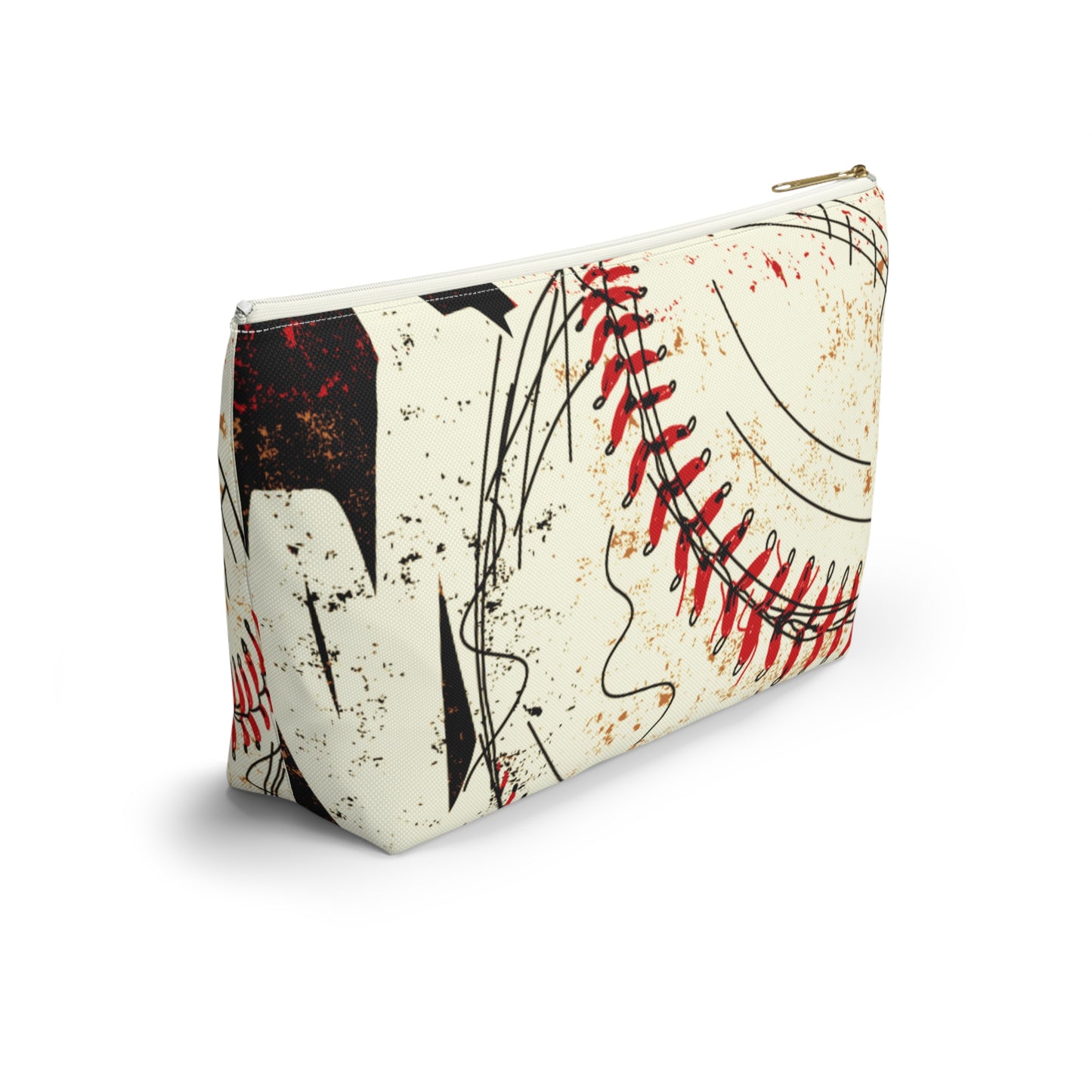 Cardinals Baseball Grunge Accessory Pouch w T-bottom