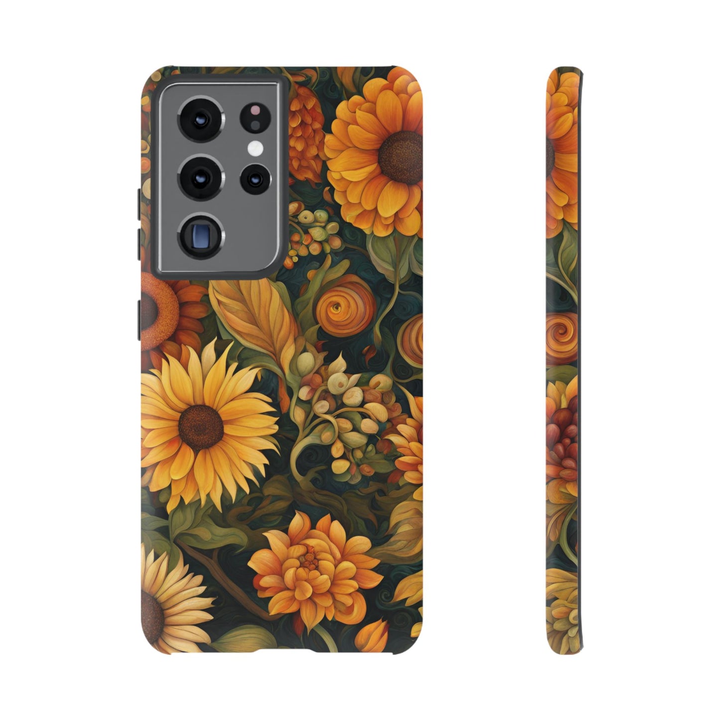 Autumn Flowers iPhone Samsung Galaxy Google Pixel Tough Cases