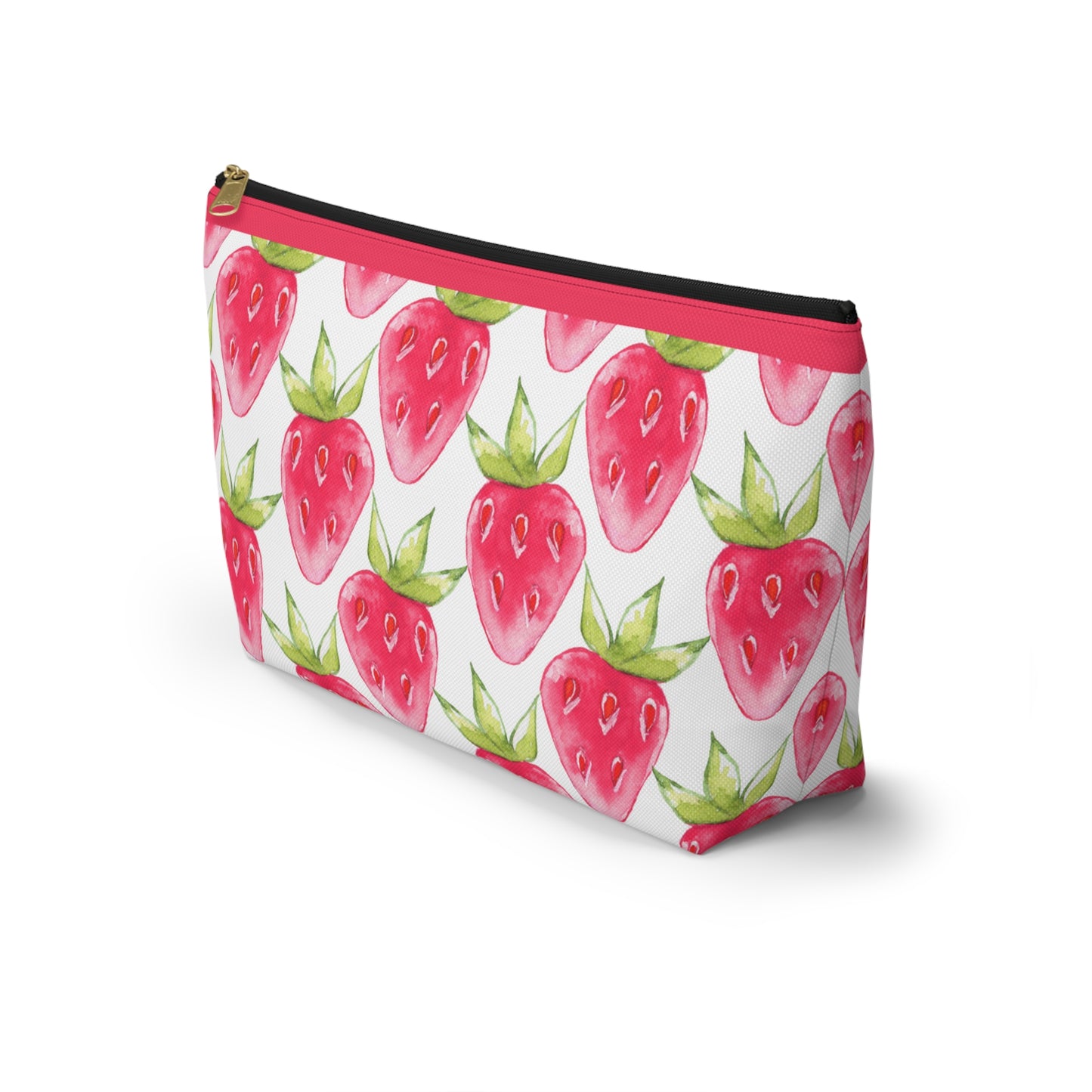 Strawberry Fields Accessory Pouch w T-bottom