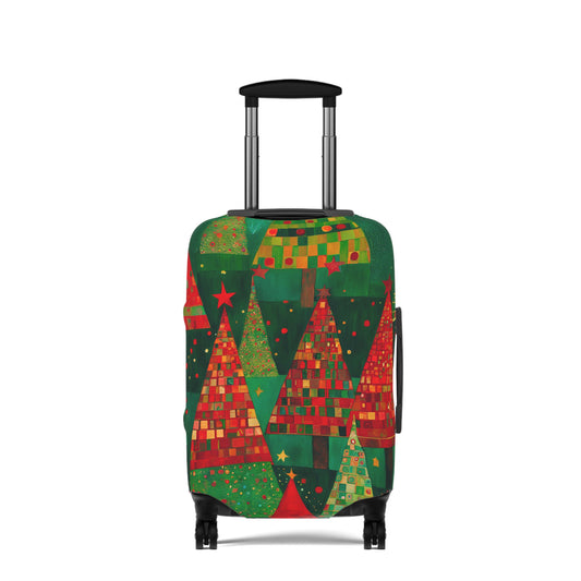 Christmas Tree Forest Luggage Cover