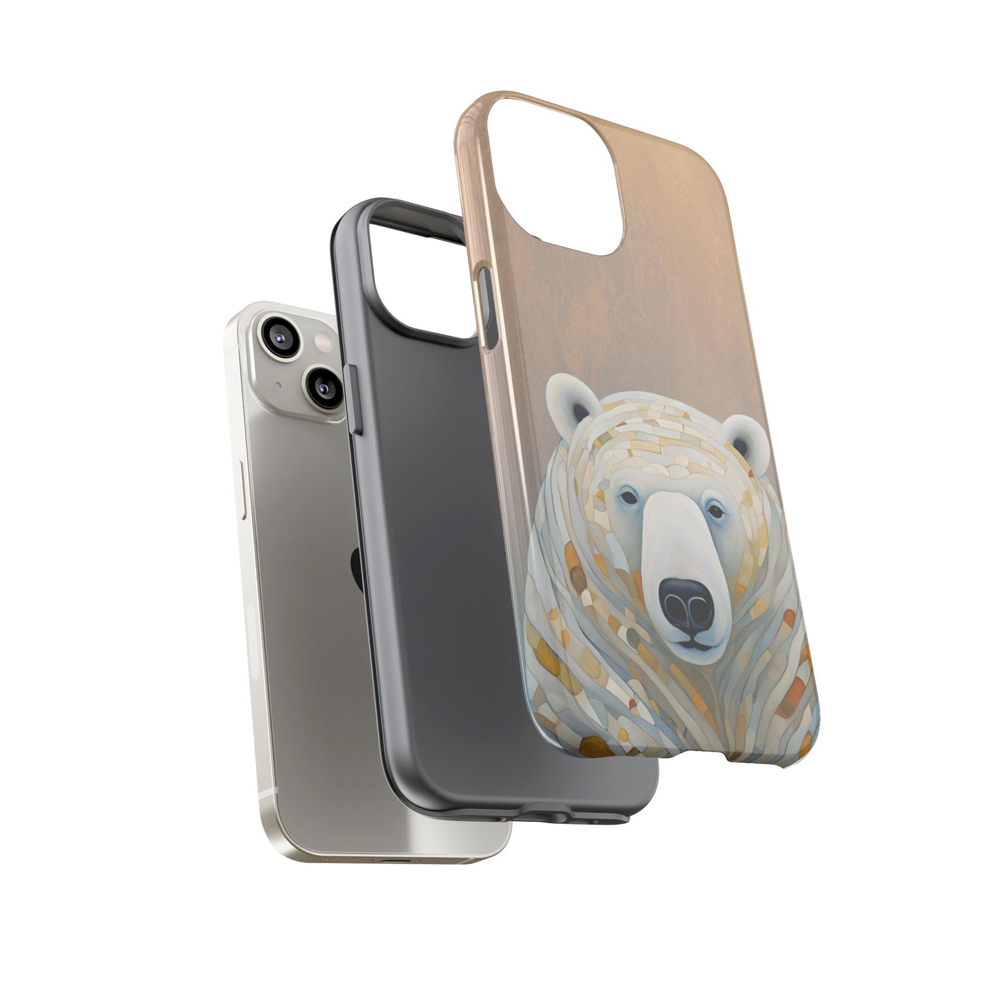 Polar Bear Wildlife iPhone Samsung Galaxy Google Pixel Tough Cases