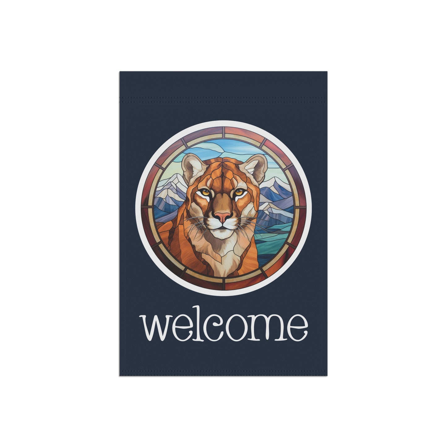 Puma Welcome 2-Sided Garden & House Flag/Banner