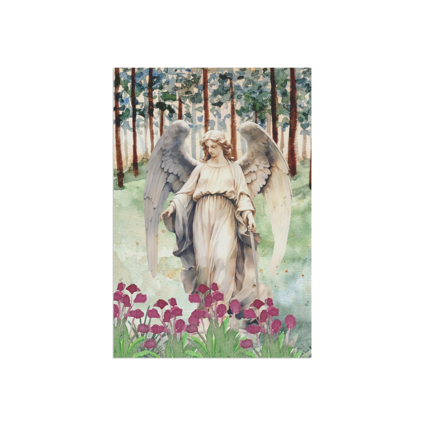 Forest Angel 2-Sided Garden & House Banner