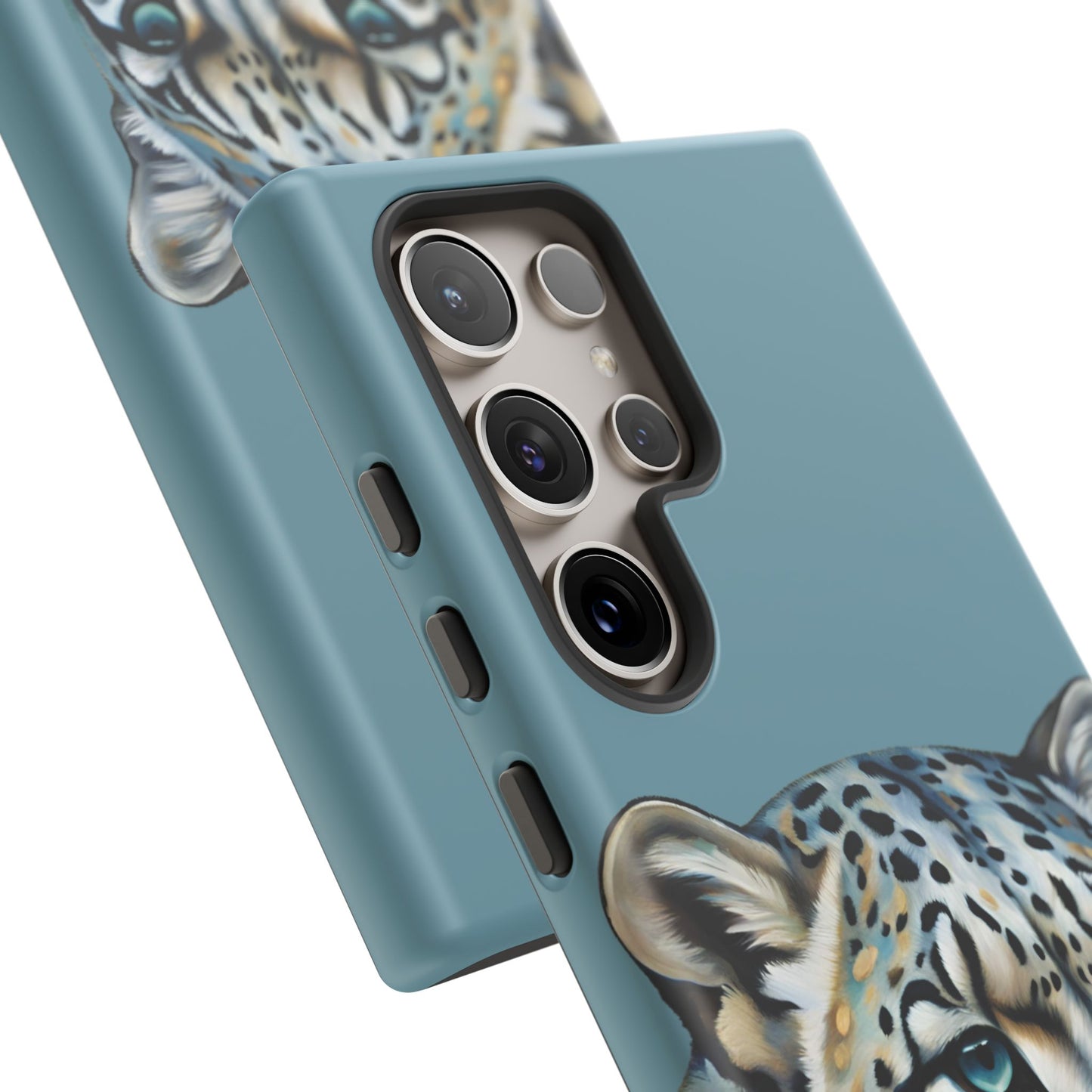 Snow Leopard iPhone Samsung Galaxy Google Pixel Tough Cases