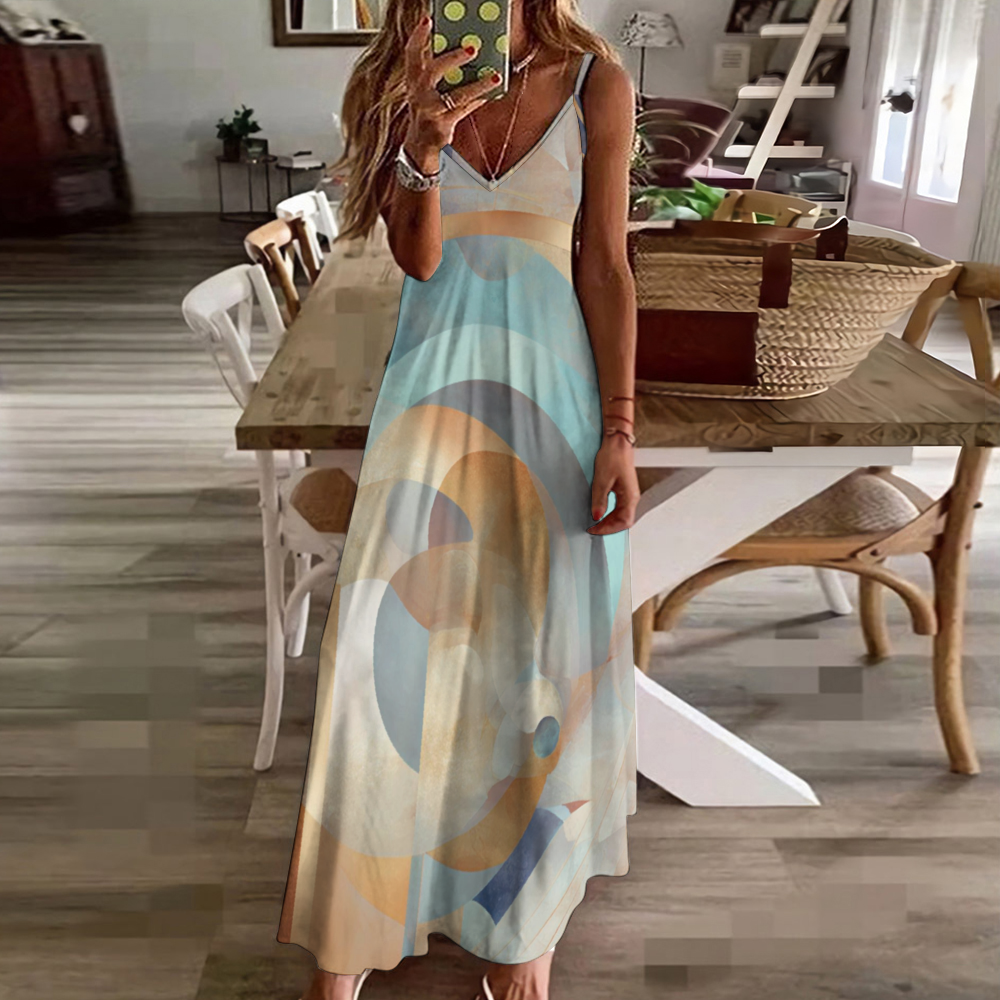 Tonnie Women's Summer Fashion Maxi Slip Dress