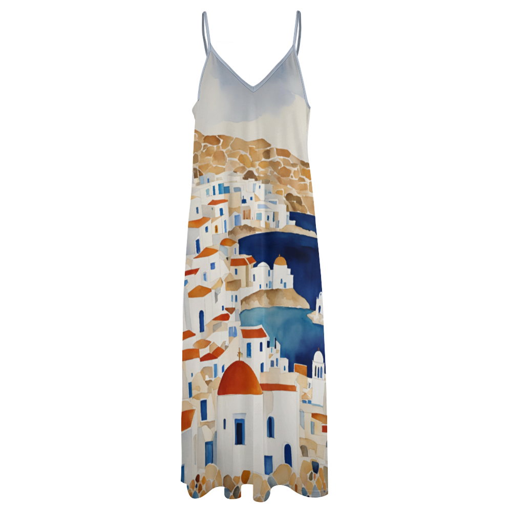 Mykonos Women's Summer Fashion Maxi Slip Dress