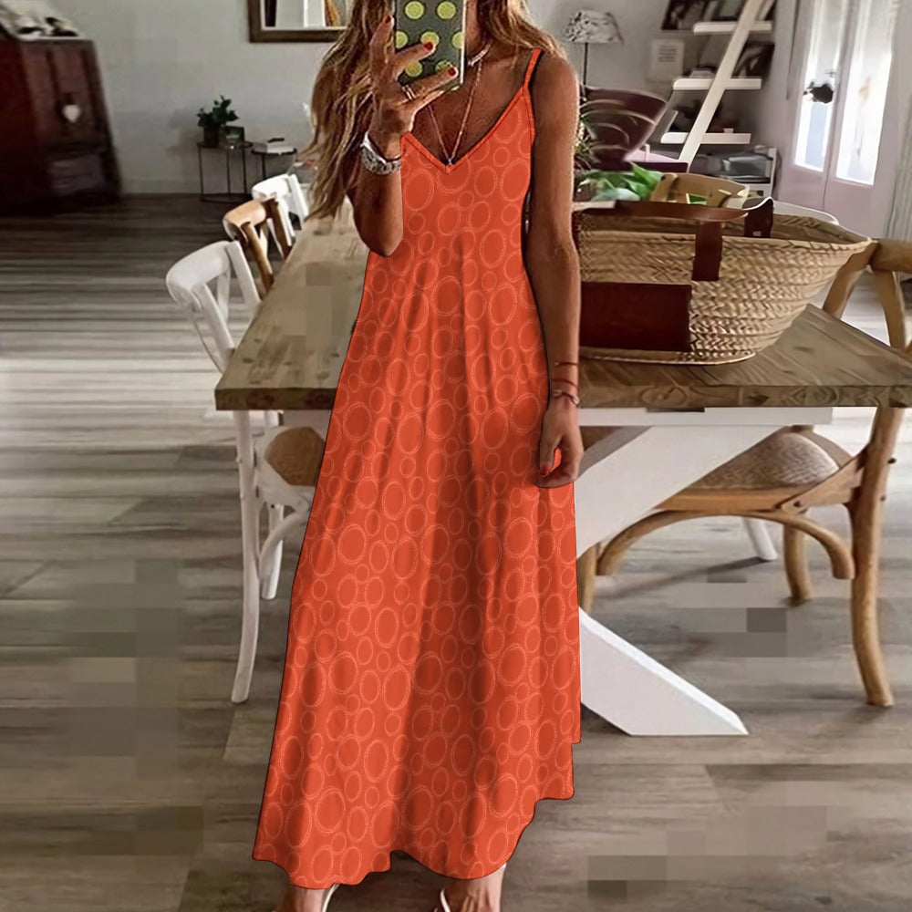 Circles Women's Summer Fashion Slip Dress