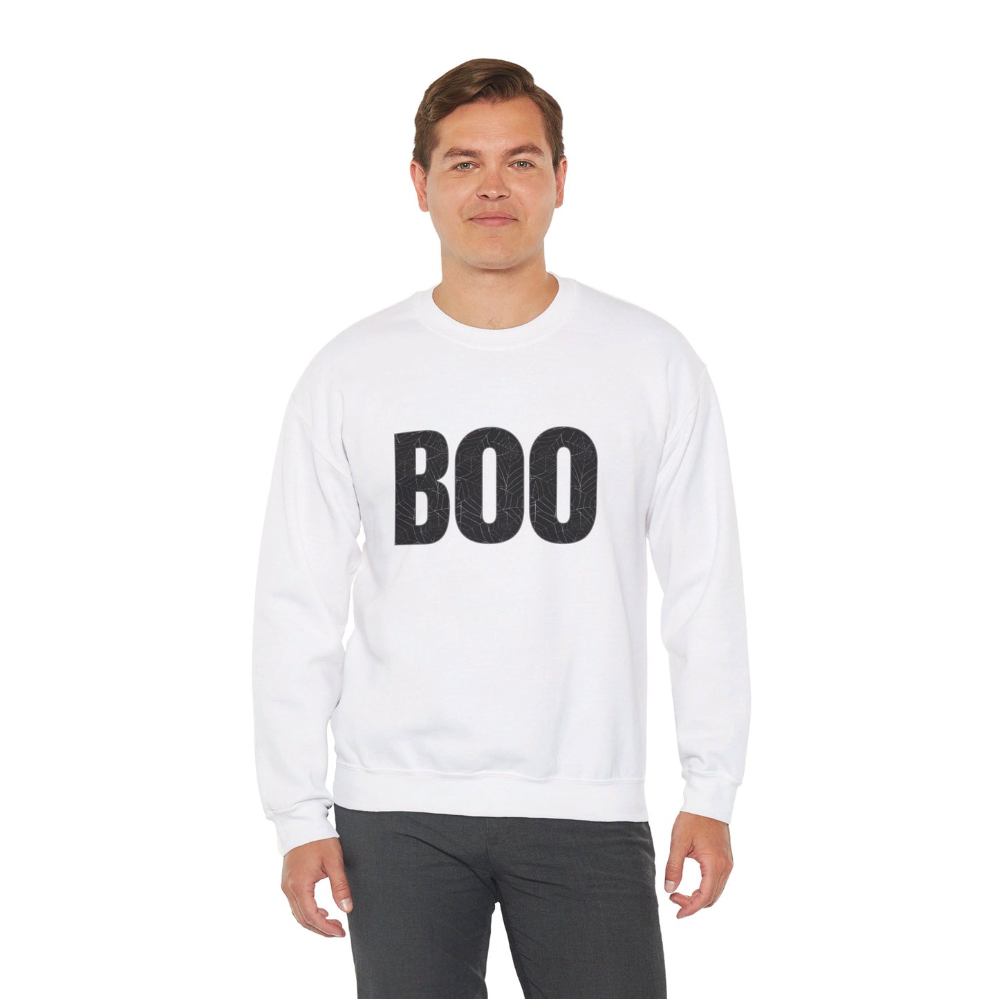 Spider Web BOO Unisex Heavy Blend™ Crewneck Sweatshirt