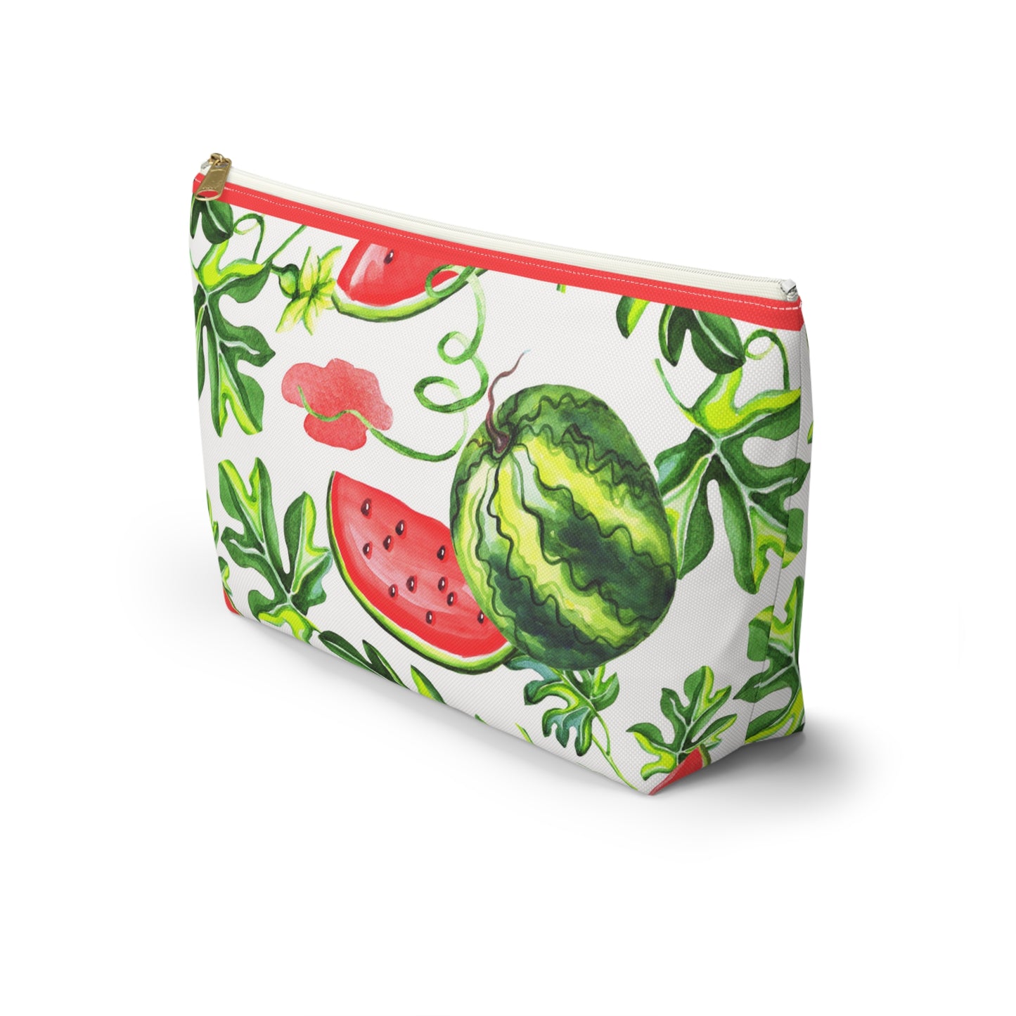 Watermelon Patch Accessory Pouch w T-bottom