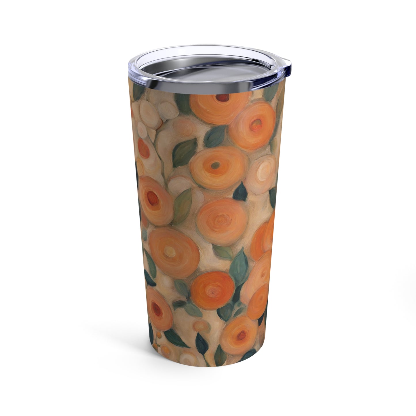 Citrus Floral Stainless Steel Tumbler 20oz