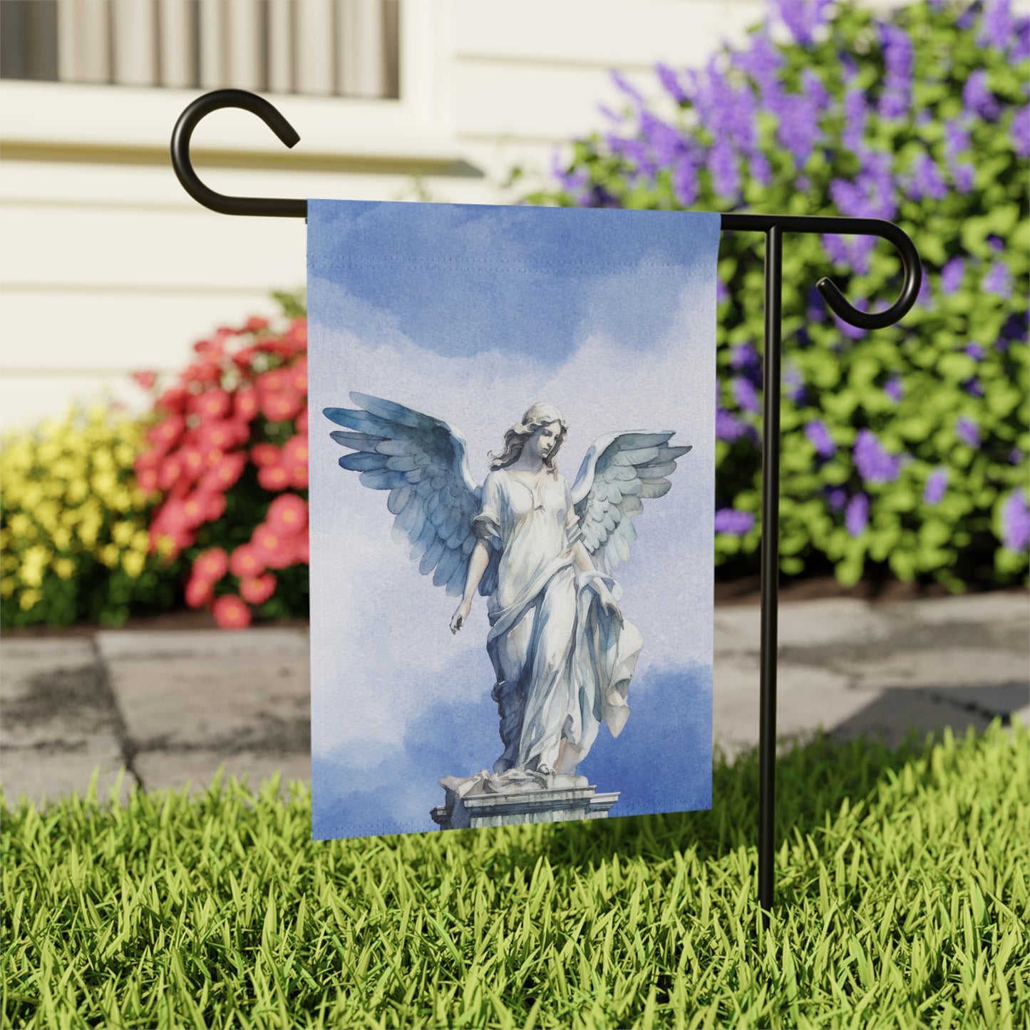 Sky Angel 2-Sided Garden & House Banner