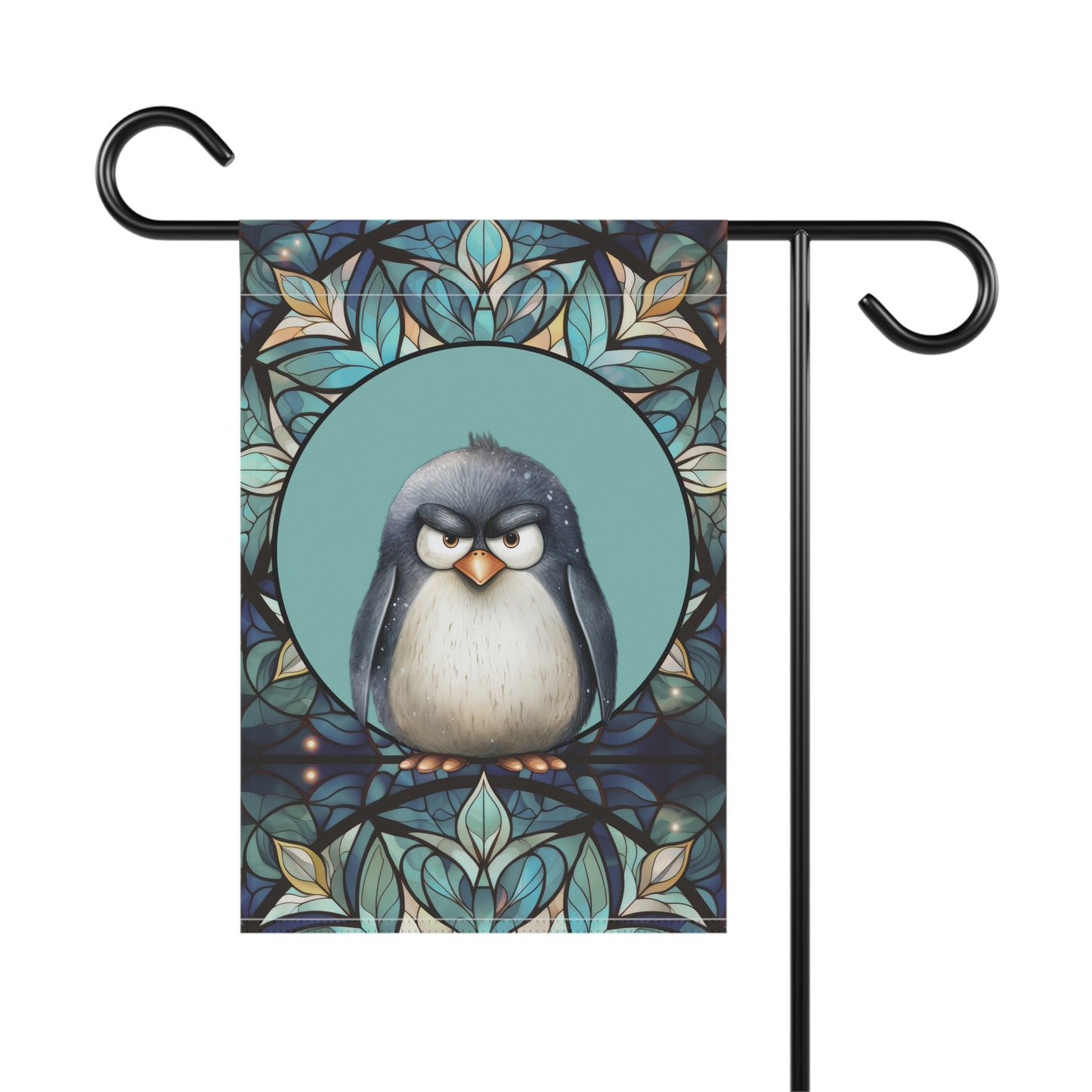 Mister Penguin 2-Sided Garden & House Flag/Banner