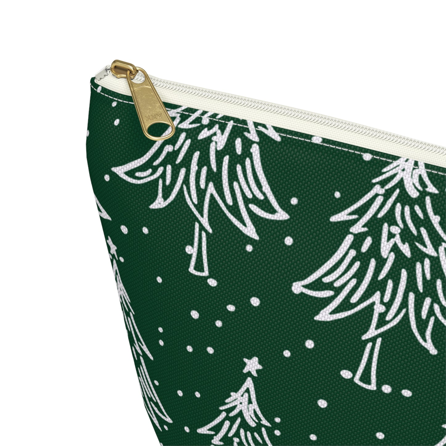 Christmas Trees for All Green Accessory Pouch w T-bottom