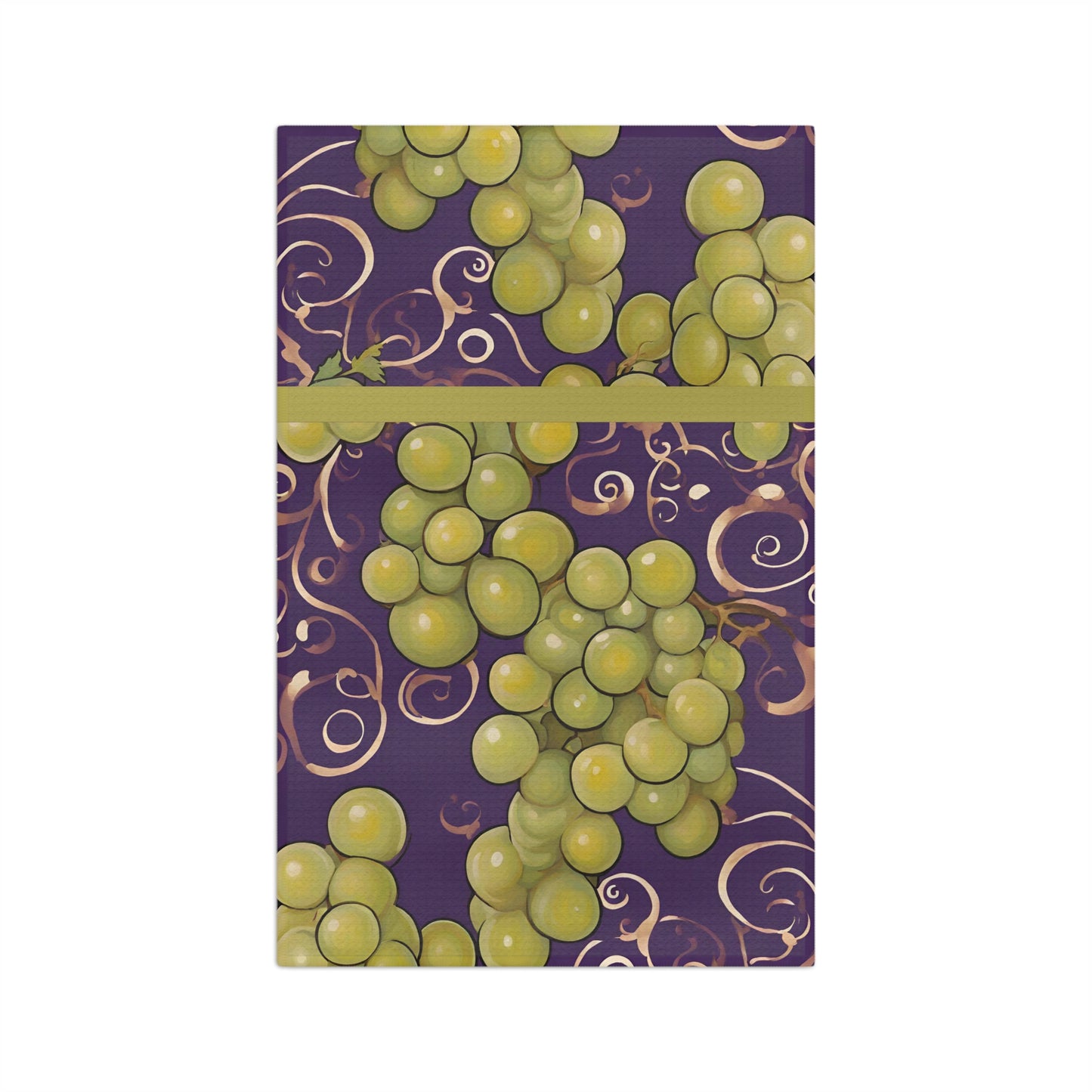 Green Grapes Microfiber Tea Towel