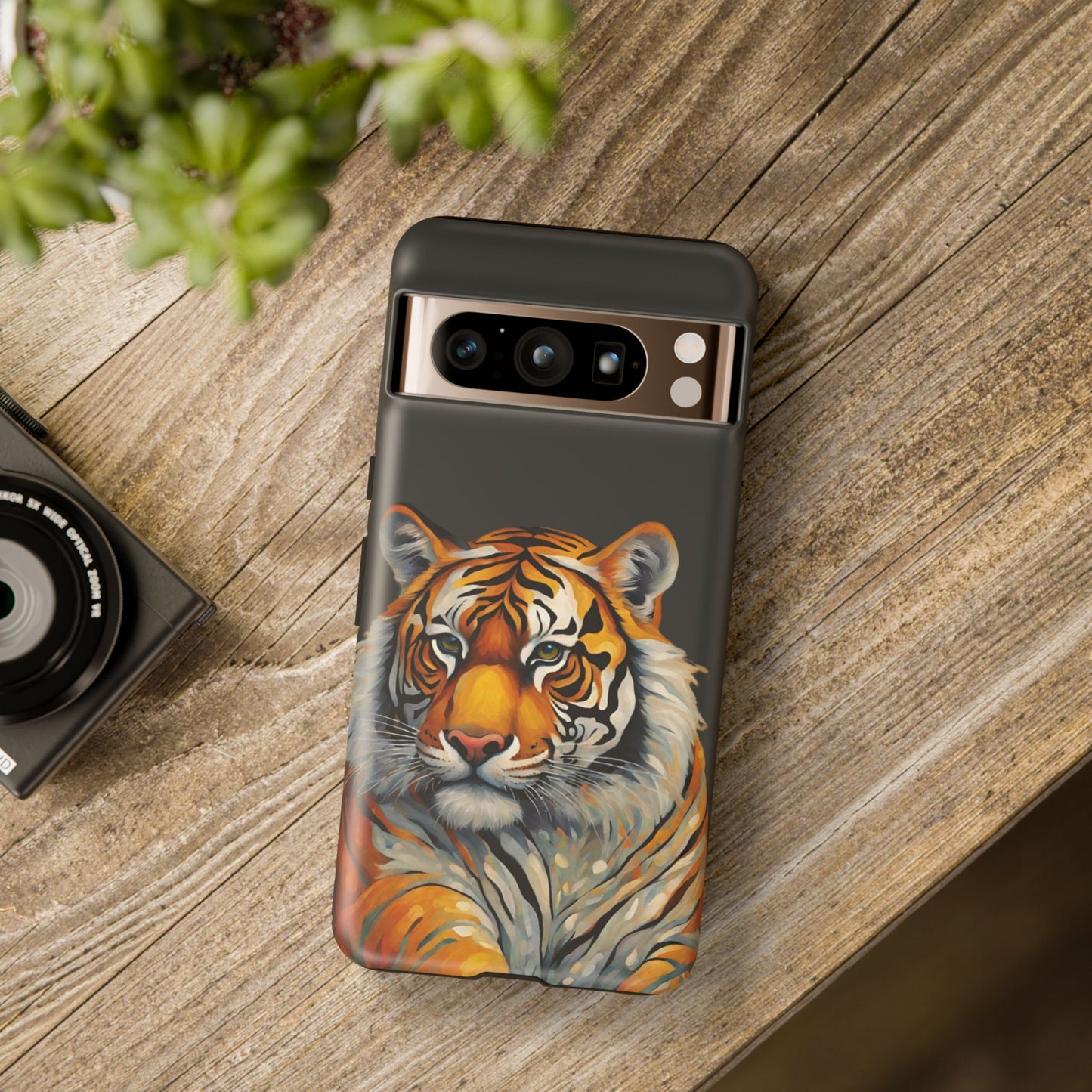 Tiger Wildlife iPhone Samsung Galaxy Google Pixel Tough Cases