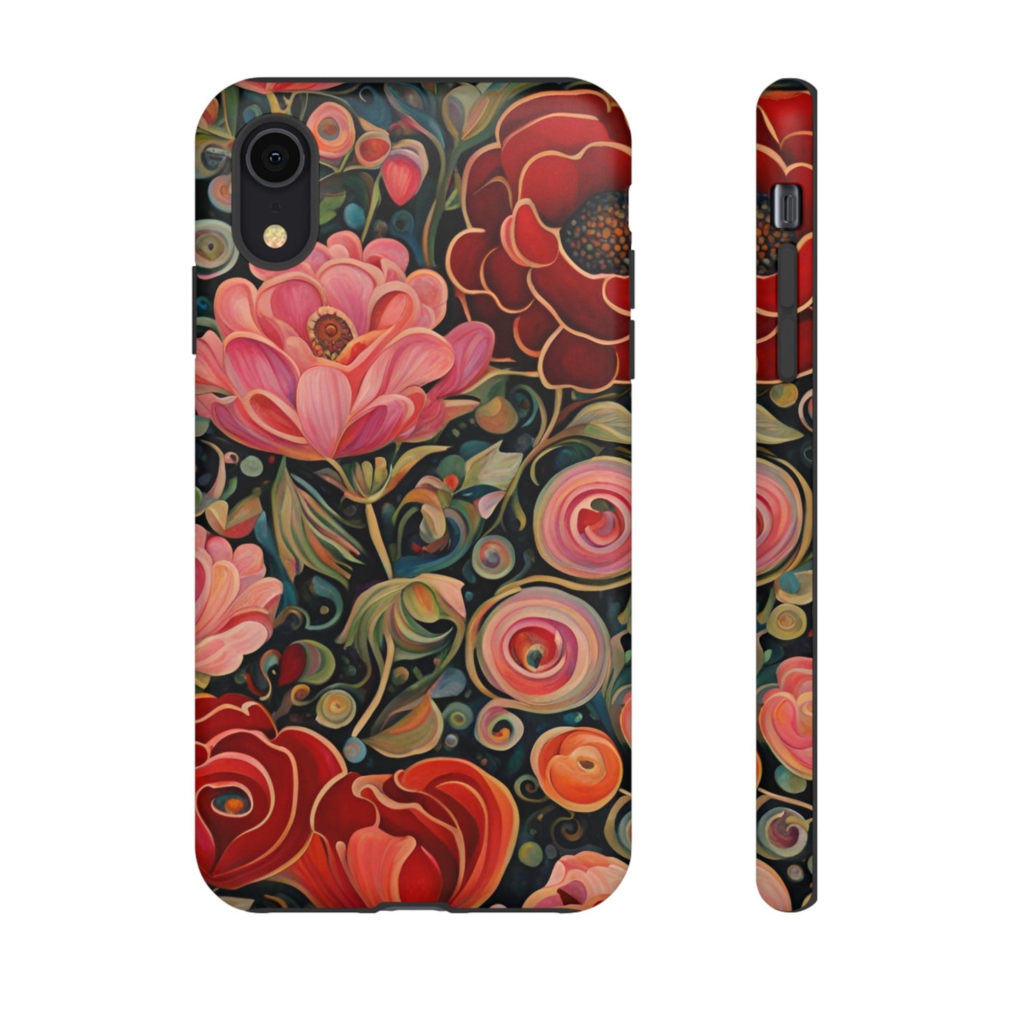 February Flowers iPhone Samsung Galaxy Google Pixel Tough Cases