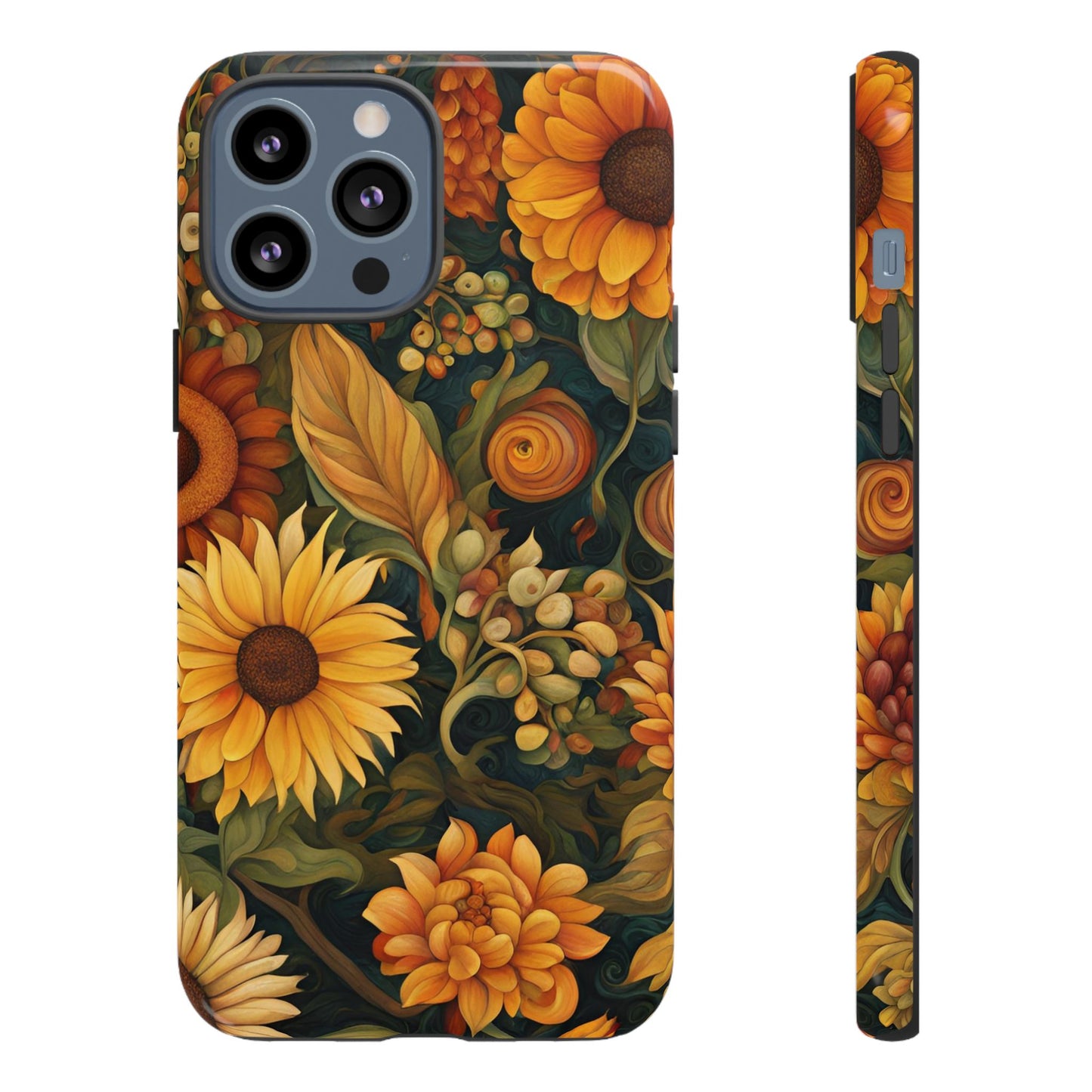 Autumn Flowers iPhone Samsung Galaxy Google Pixel Tough Cases