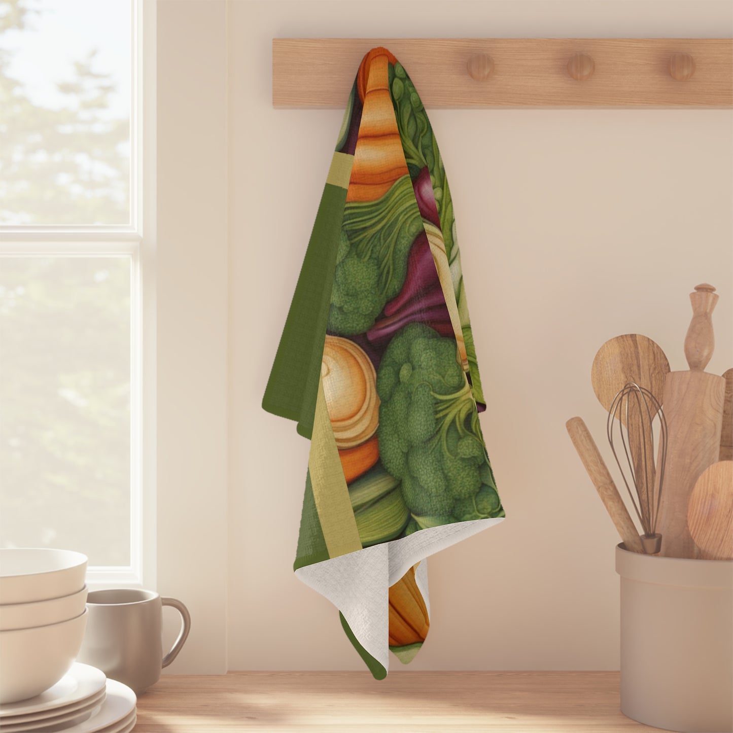 Veggie Delight Microfiber Tea Towel