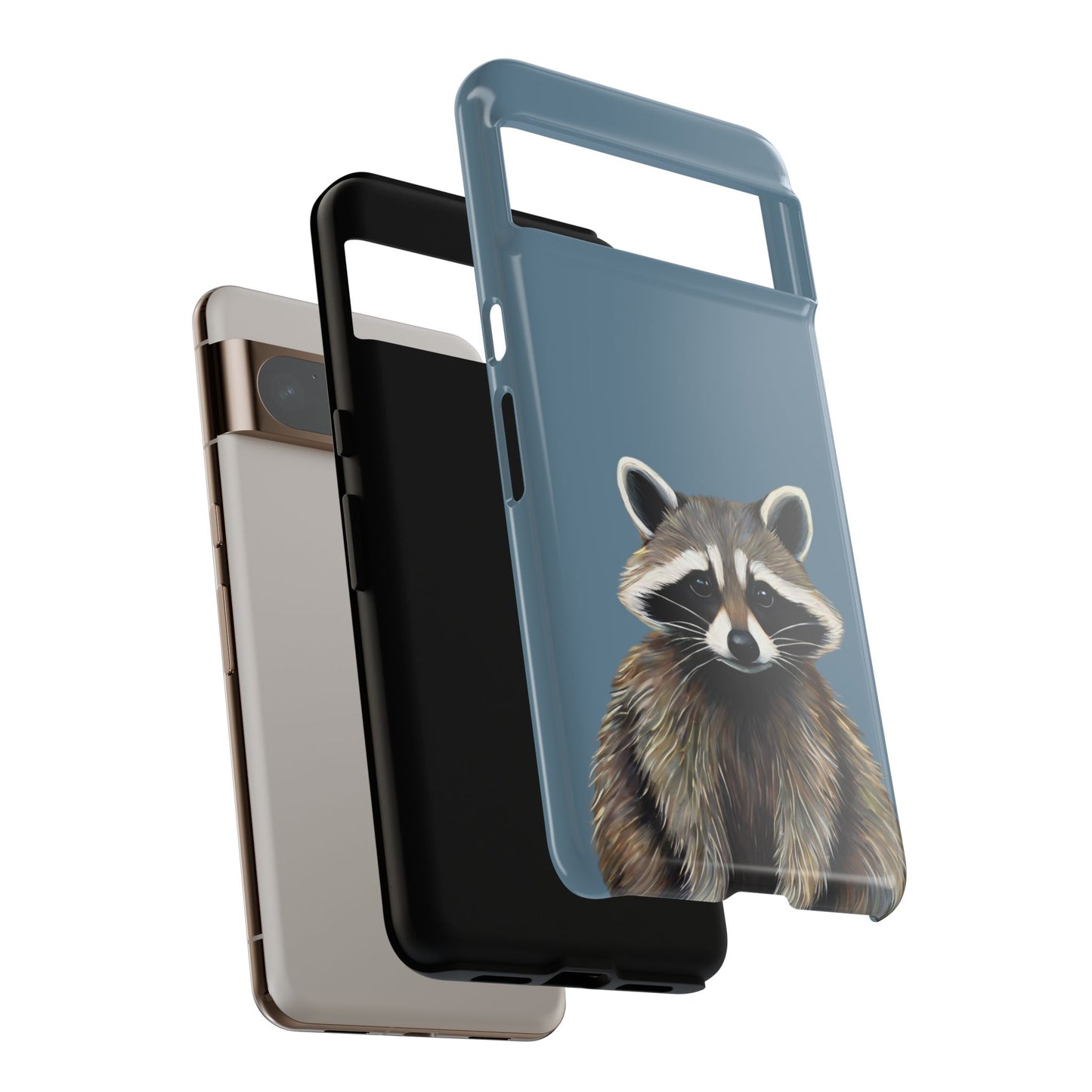 Raccoon Wildlife iPhone Samsung Galaxy Google Pixel Tough Cases