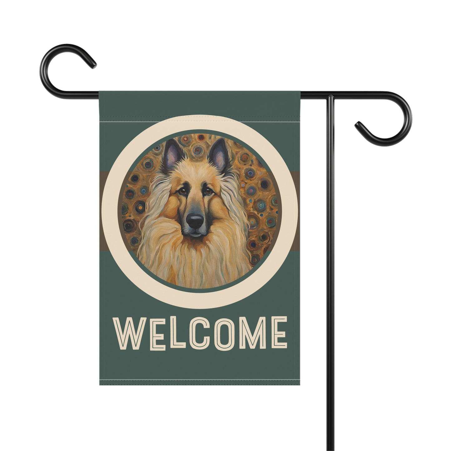 Belgian Tervuren Welcome 2-Sided Garden & House Flag/Banner