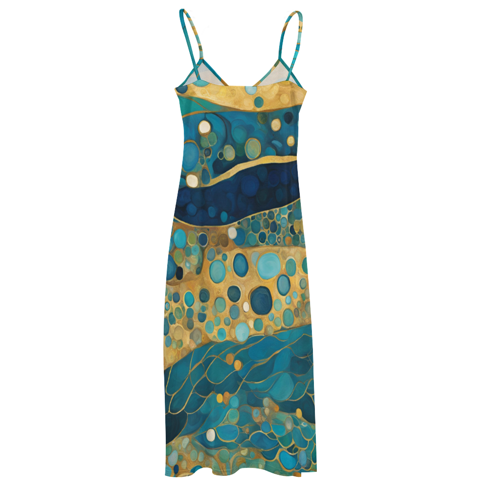 Ocean Women's Summer Fashion Maxi Slip Dress