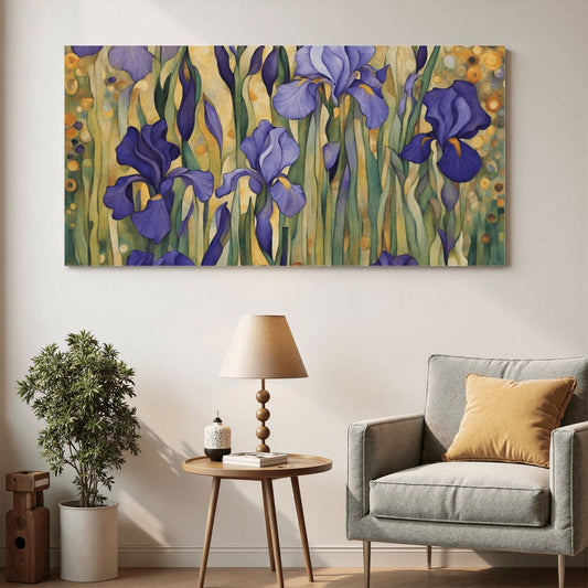 60" x 30" Printed Canvas Fabric Wall Art - No Frame (Made in USA)