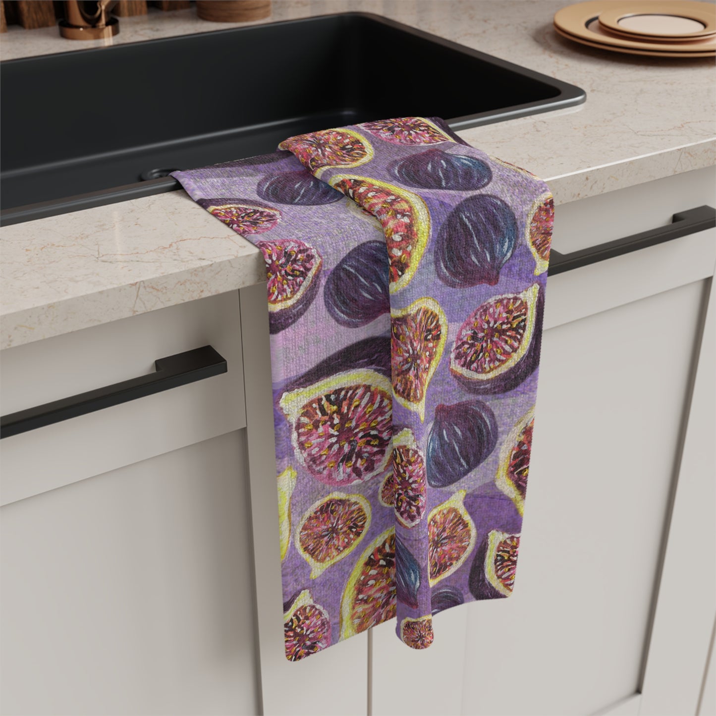 Getting Figgy With It Microfiber Tea Towel