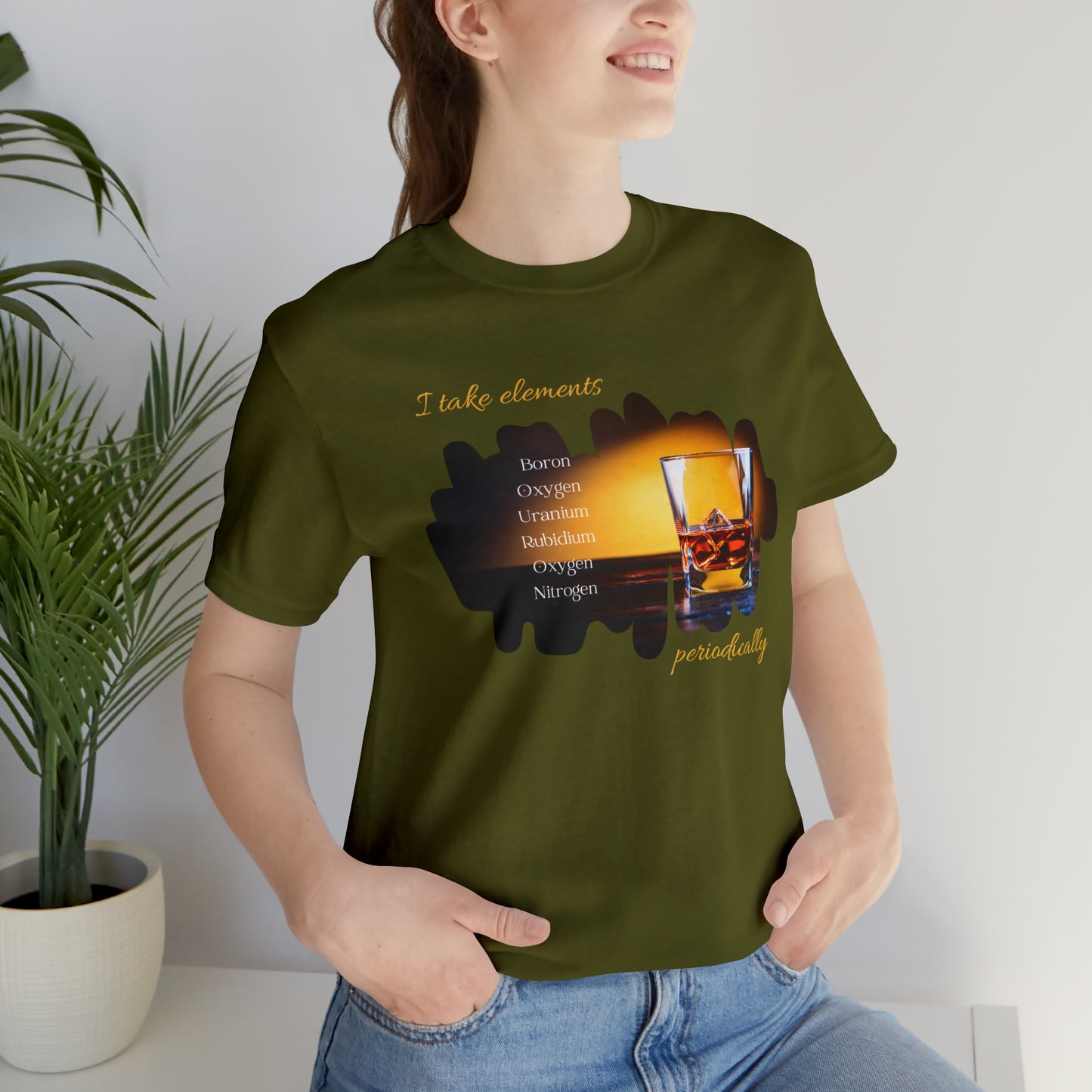 Bourbon Elements Unisex Jersey Short Sleeve Tee