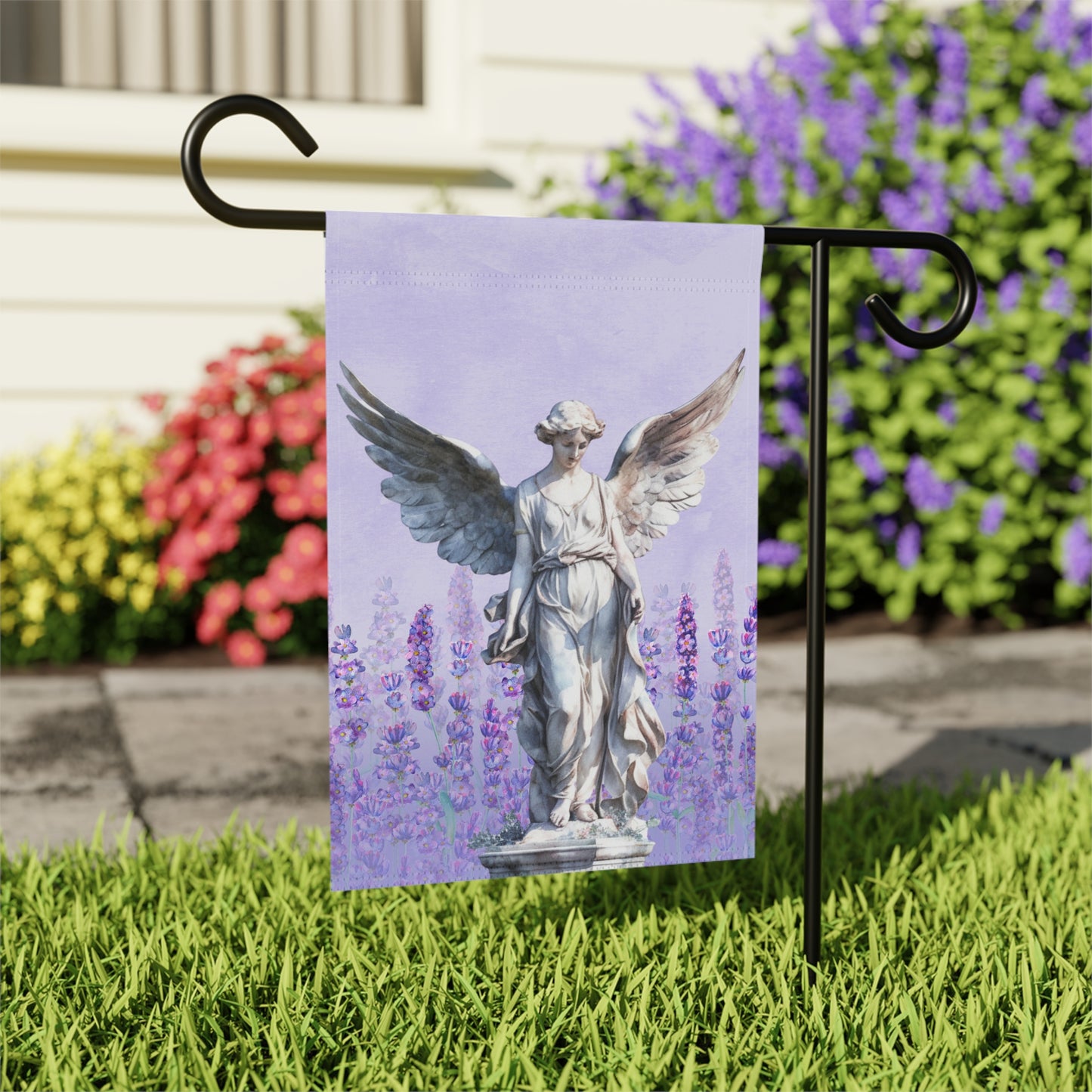 Lavender Angel 2-Sided Garden & House Banner