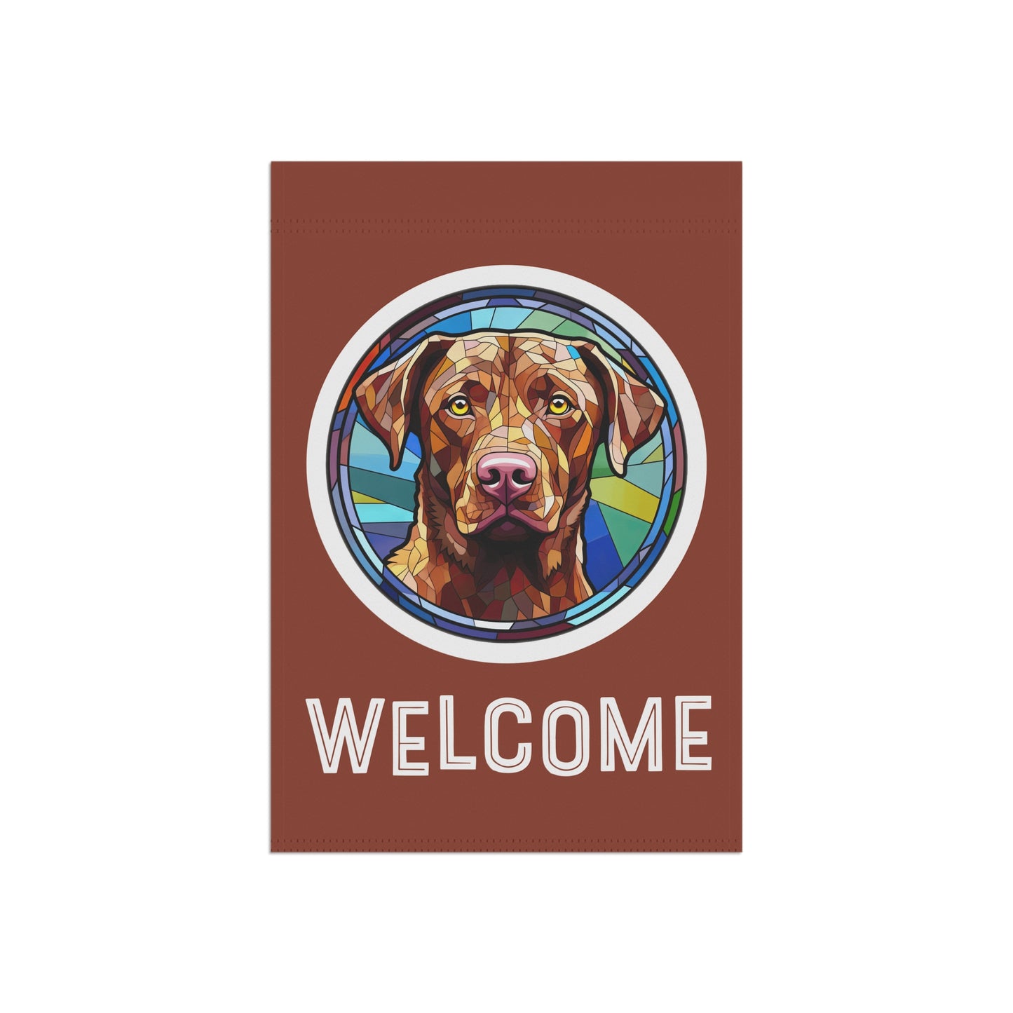 Chesapeake Bay Retriever Welcome 2-Sided Garden & House Flag/Banner