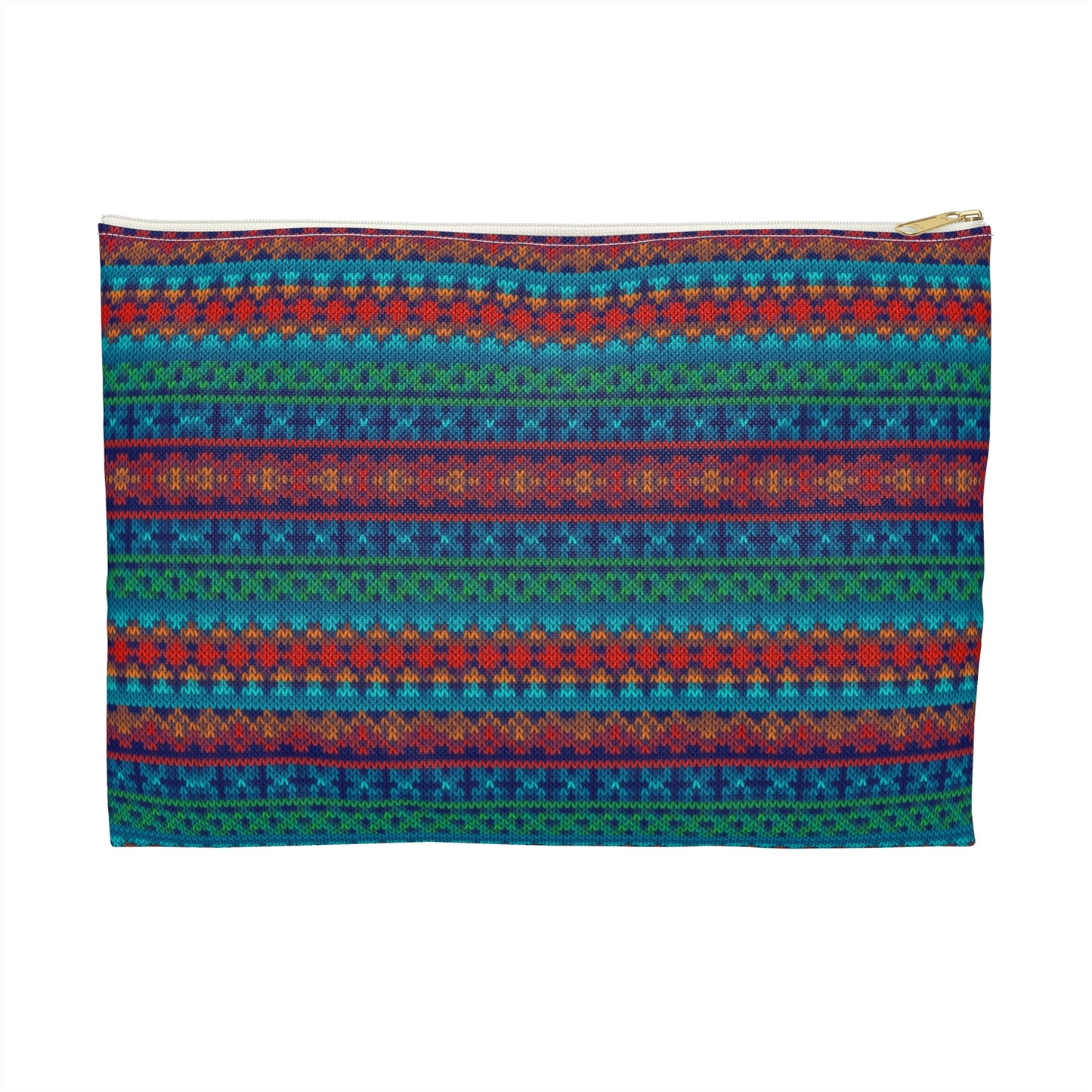 Bright Knit Sweater Accessory Pouch