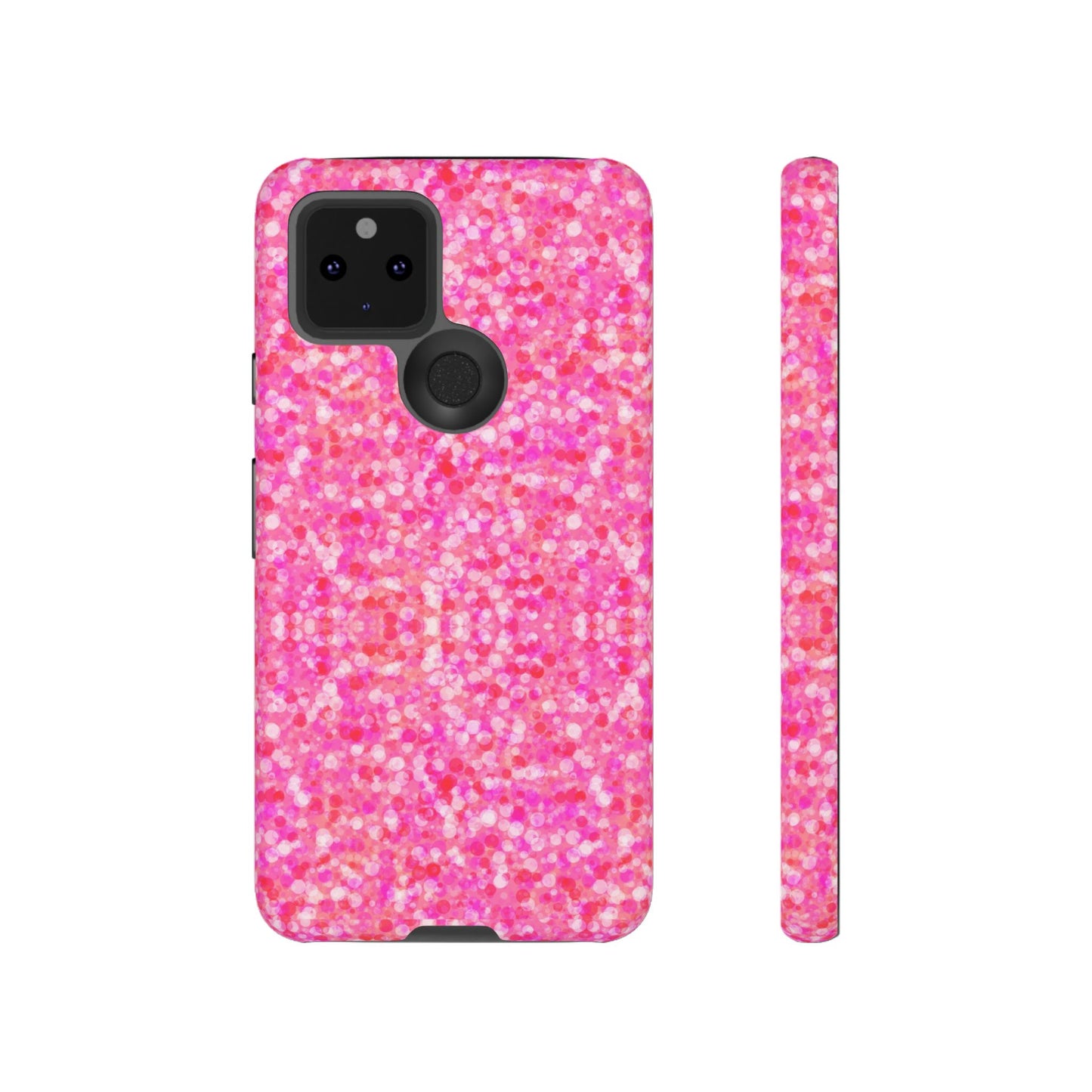 Poppin Pink iPhone Samsung Galaxy Google Pixel Tough Cases