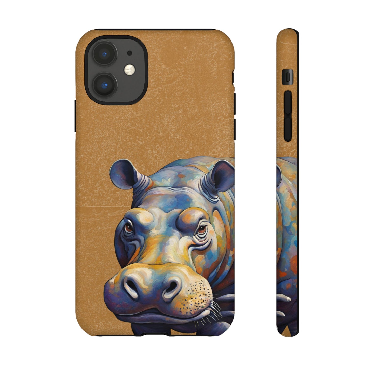 Hippo Wildlife iPhone Samsung Galaxy Google Pixel Tough Cases