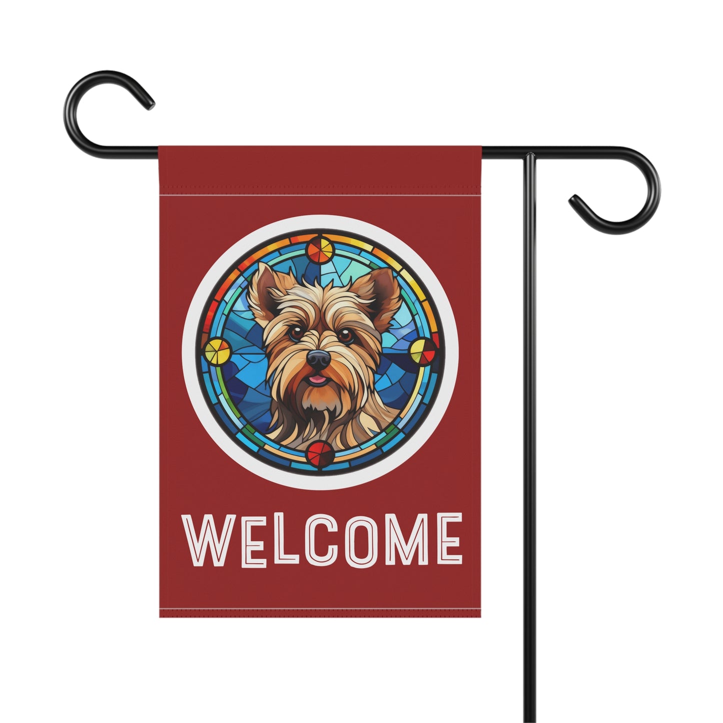 Yorkshire Terrier Welcome 2-Sided Garden & House Flag/Banner