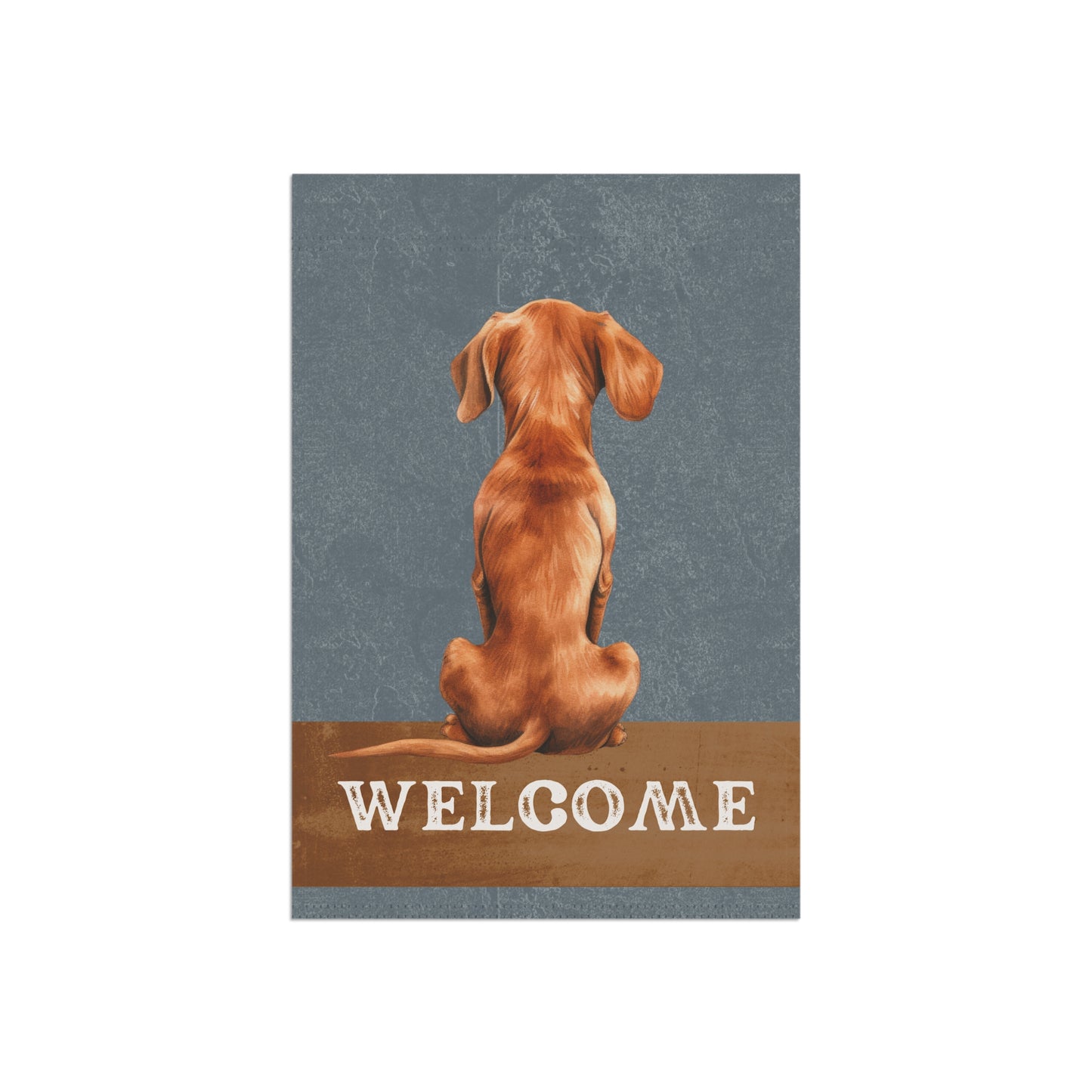 Vizsla Welcome 2-Sided Garden & House Flag/Banner