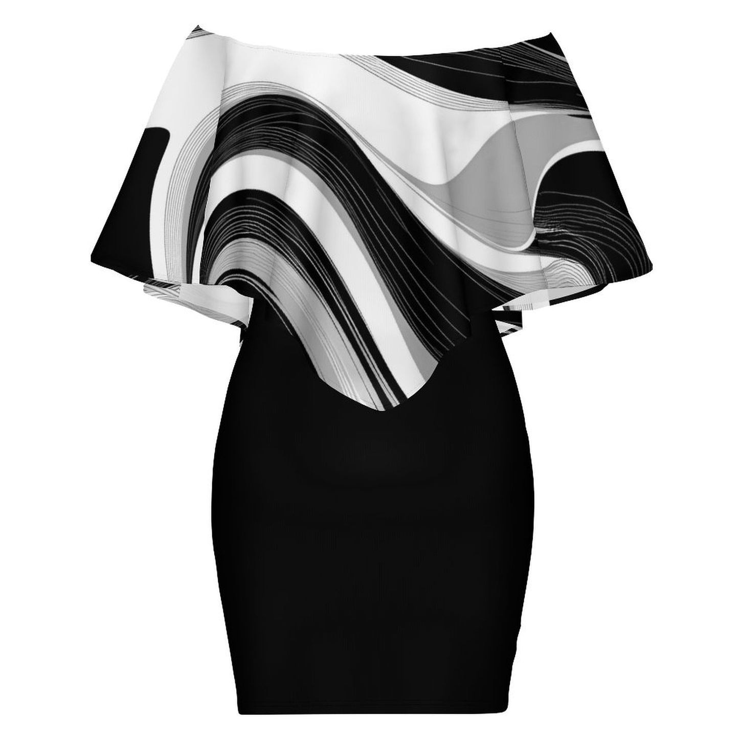 Gatsby Women's Off-shoulder Shawl Dress