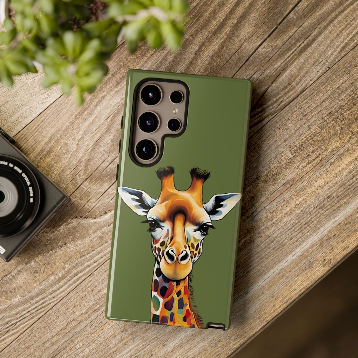 Giraffe Wildlife iPhone Samsung Galaxy Google Pixel Tough Cases