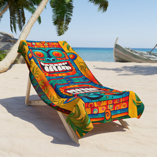 Tiki High Beach Towel