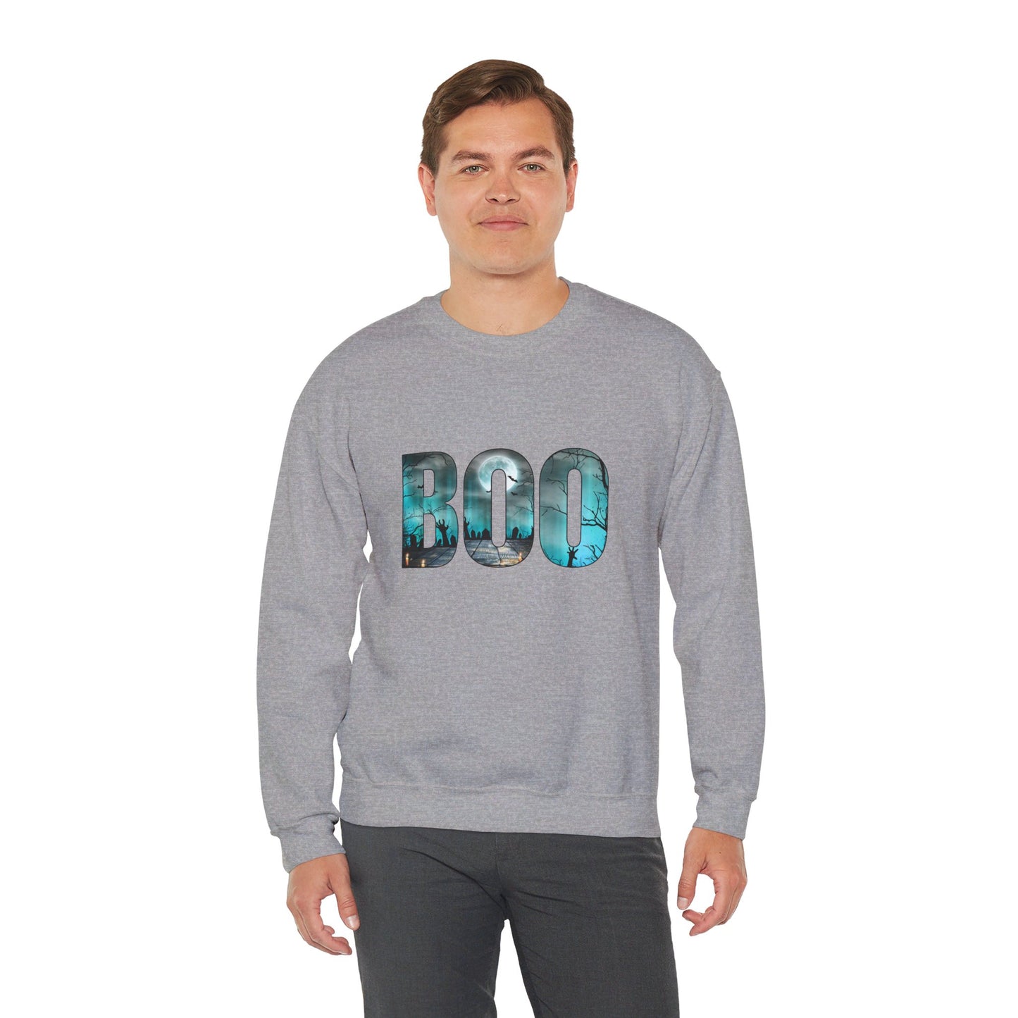 Graveyard BOO Unisex Heavy Blend™ Crewneck Sweatshirt