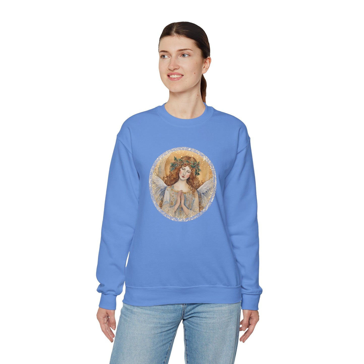 Guardian Angel Unisex Heavy Blend™ Crewneck Sweatshirt