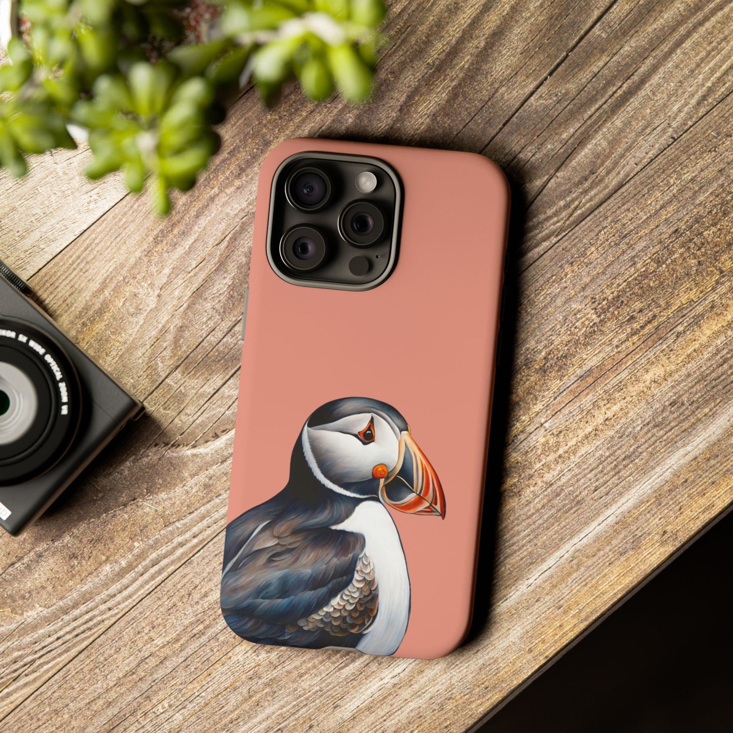 Puffin Wildlife iPhone Samsung Galaxy Google Pixel Tough Cases