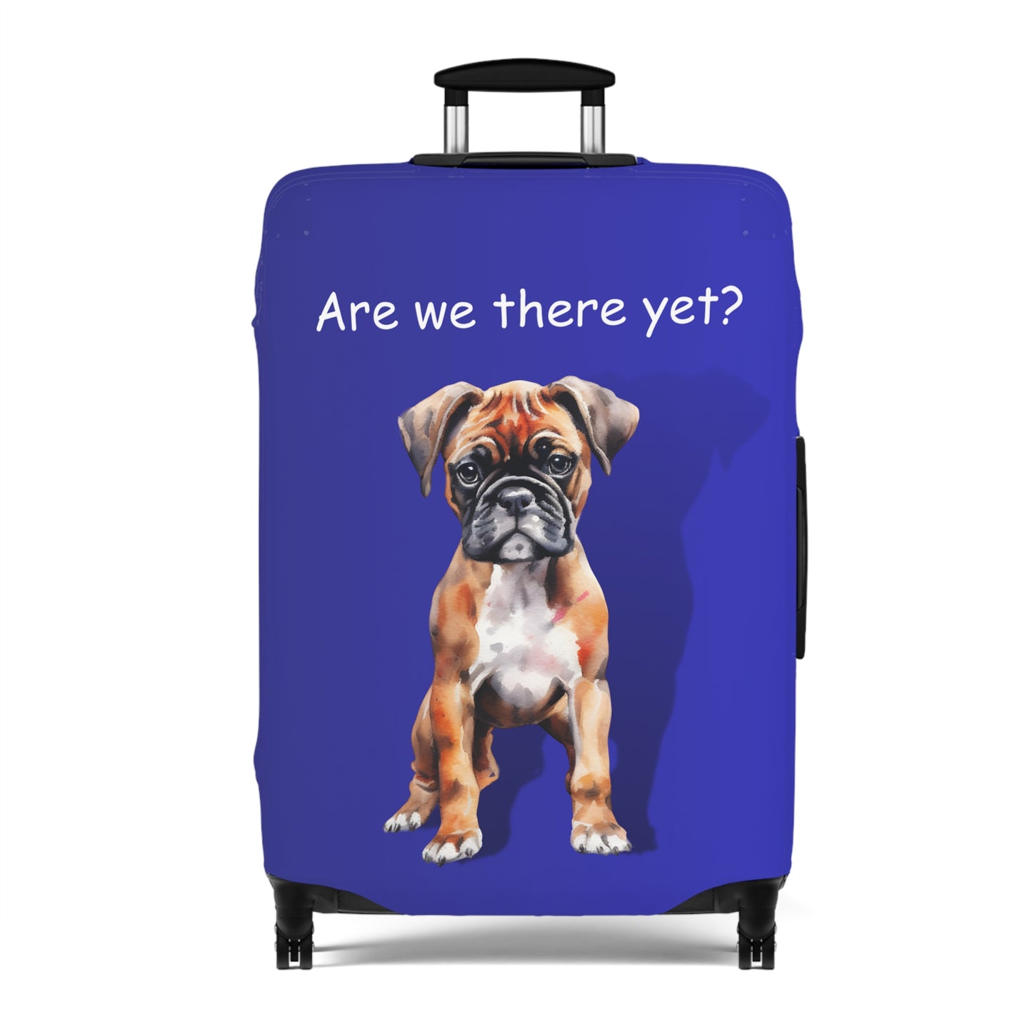 Boxer Puppy Are We There Yet? Luggage Cover