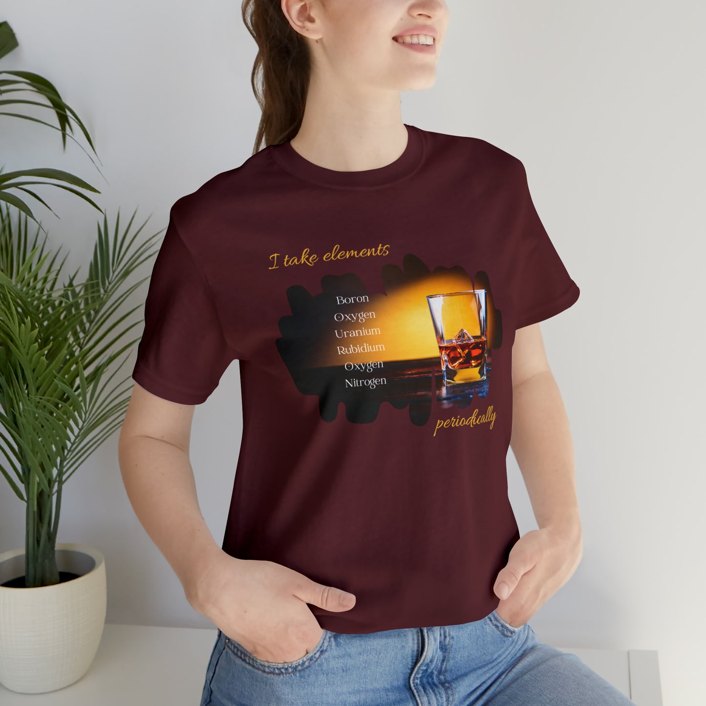 Bourbon Elements Unisex Jersey Short Sleeve Tee