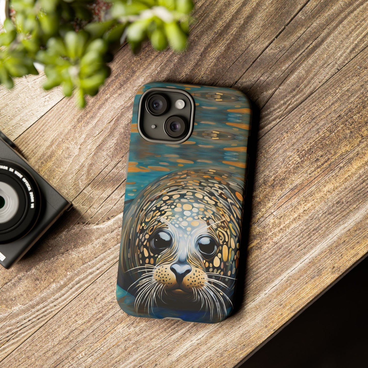 Harbor Seal Wildlife iPhone Samsung Galaxy Google Pixel Tough Cases