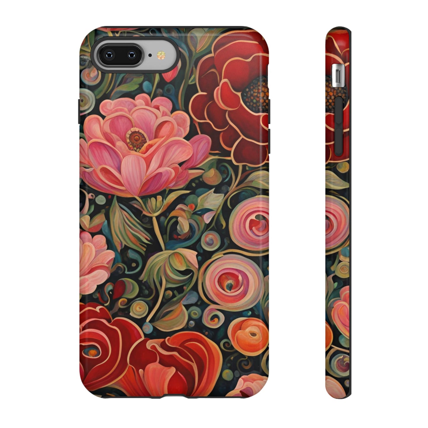 February Flowers iPhone Samsung Galaxy Google Pixel Tough Cases