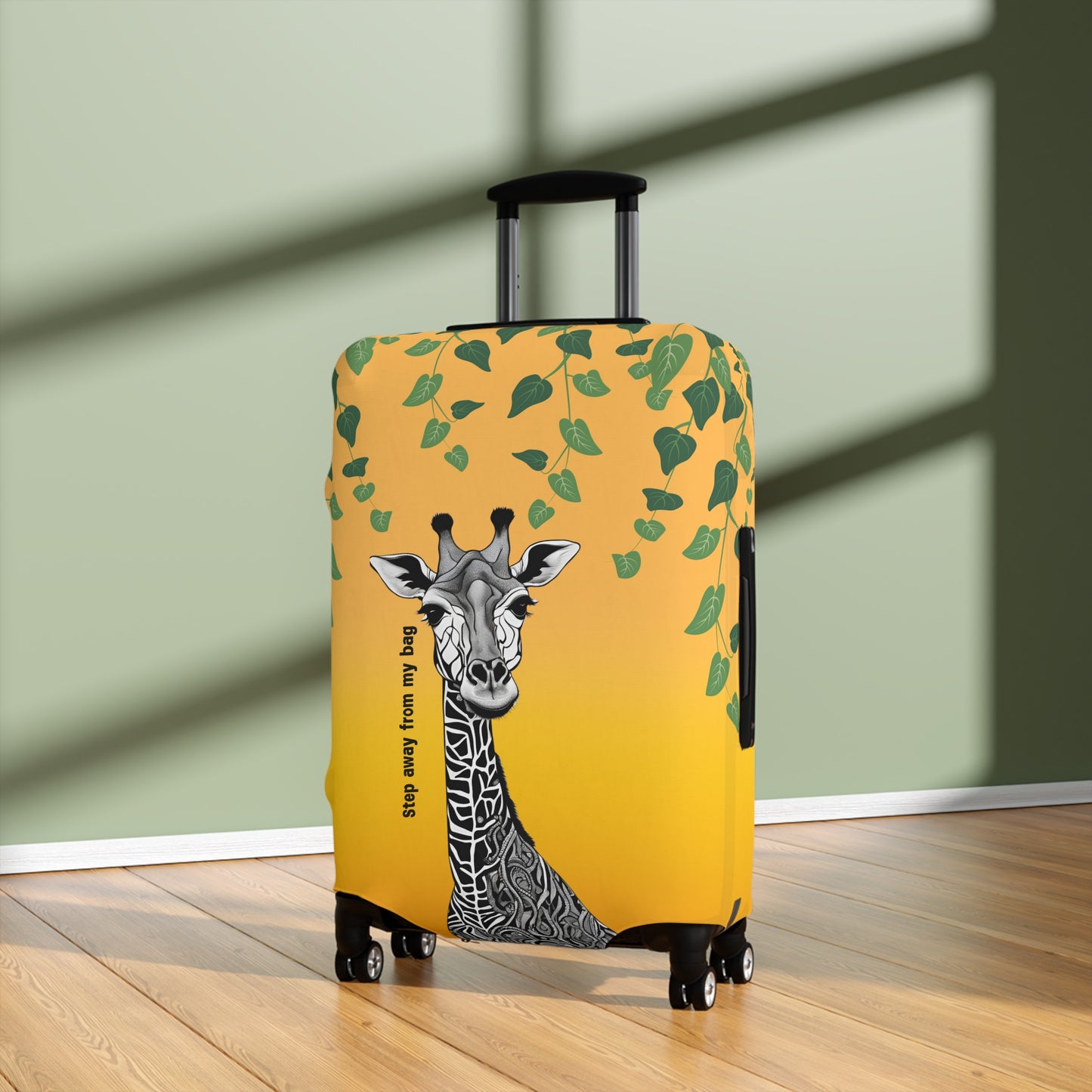 Giraffe Step Away From My Bag Luggage Cover