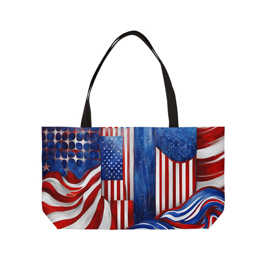 Old Glory Weekender Tote Bag