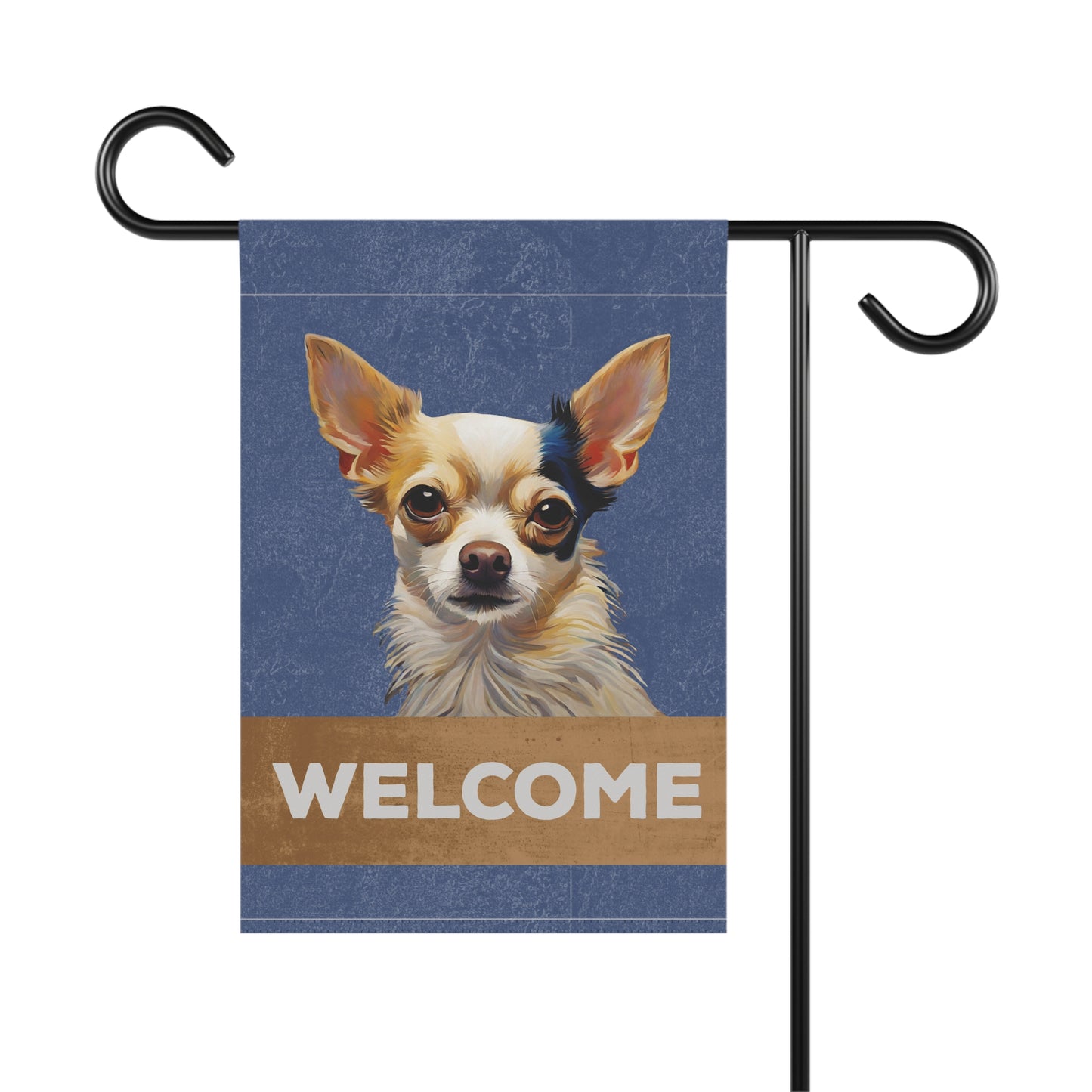 Chihuahua Welcome 2-Sided Garden & House Flag/Banner